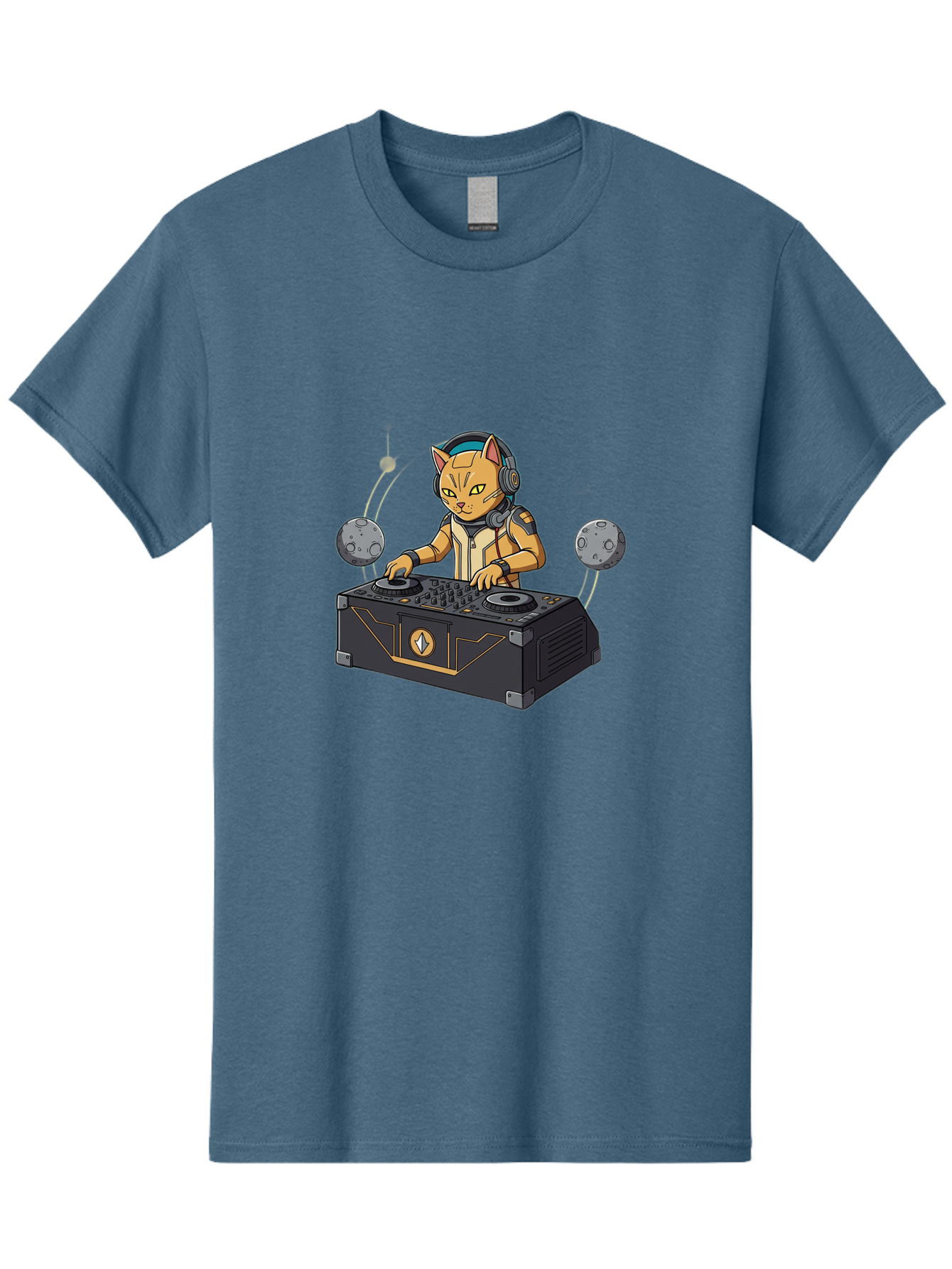Astronaut-Cat-Dj Men'S Graphic Tee, 100% Cotton, Comfortable Casual Summer Wear, Machine Washable, Vintage Camera, Old Camera, Antique Camera, Black Camera, Classic Photography, Photography Equipment, Nostalgic Device, Film Camera, Camera Art Bal727