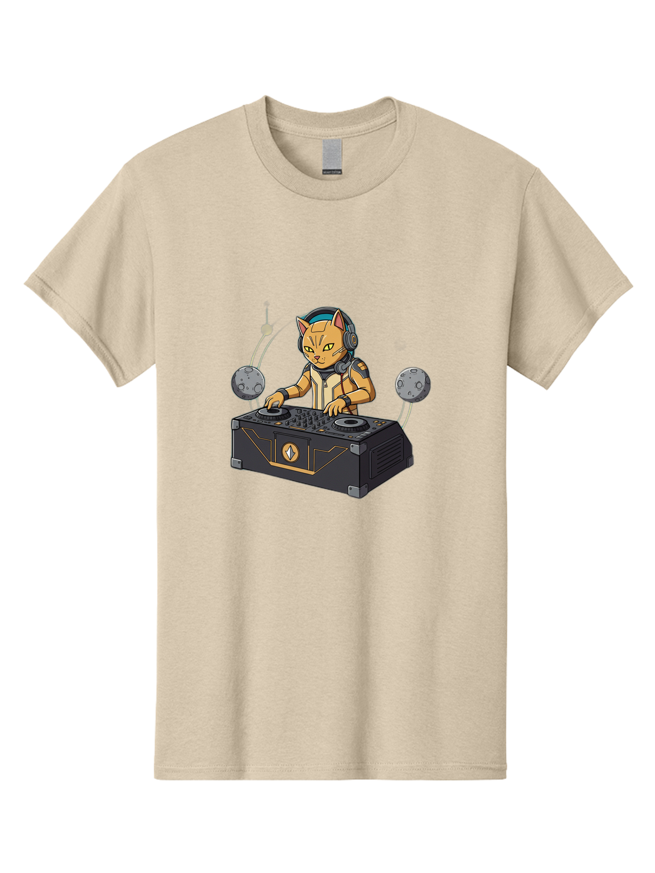 Astronaut-Cat-Dj Men'S Graphic Tee, 100% Cotton, Comfortable Casual Summer Wear, Machine Washable, Vintage Camera, Old Camera, Antique Camera, Black Camera, Classic Photography, Photography Equipment, Nostalgic Device, Film Camera, Camera Art Bal727