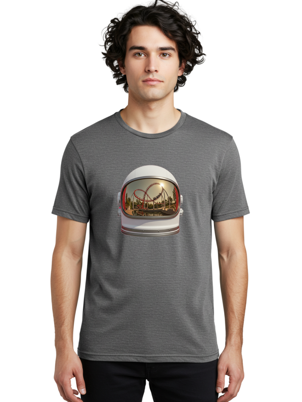 Astronaut-Helmet Men'S Graphic Tee, 100% Cotton, Comfortable Casual Summer Wear, Machine Washable, Vintage Camera, Old Camera, Antique Camera, Black Camera, Classic Photography, Photography Equipment, Nostalgic Device, Film Camera, Camera Art Bal728