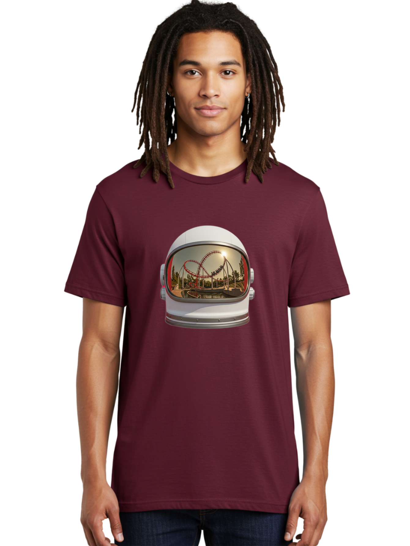 Astronaut-Helmet Men'S Graphic Tee, 100% Cotton, Comfortable Casual Summer Wear, Machine Washable, Vintage Camera, Old Camera, Antique Camera, Black Camera, Classic Photography, Photography Equipment, Nostalgic Device, Film Camera, Camera Art Bal728