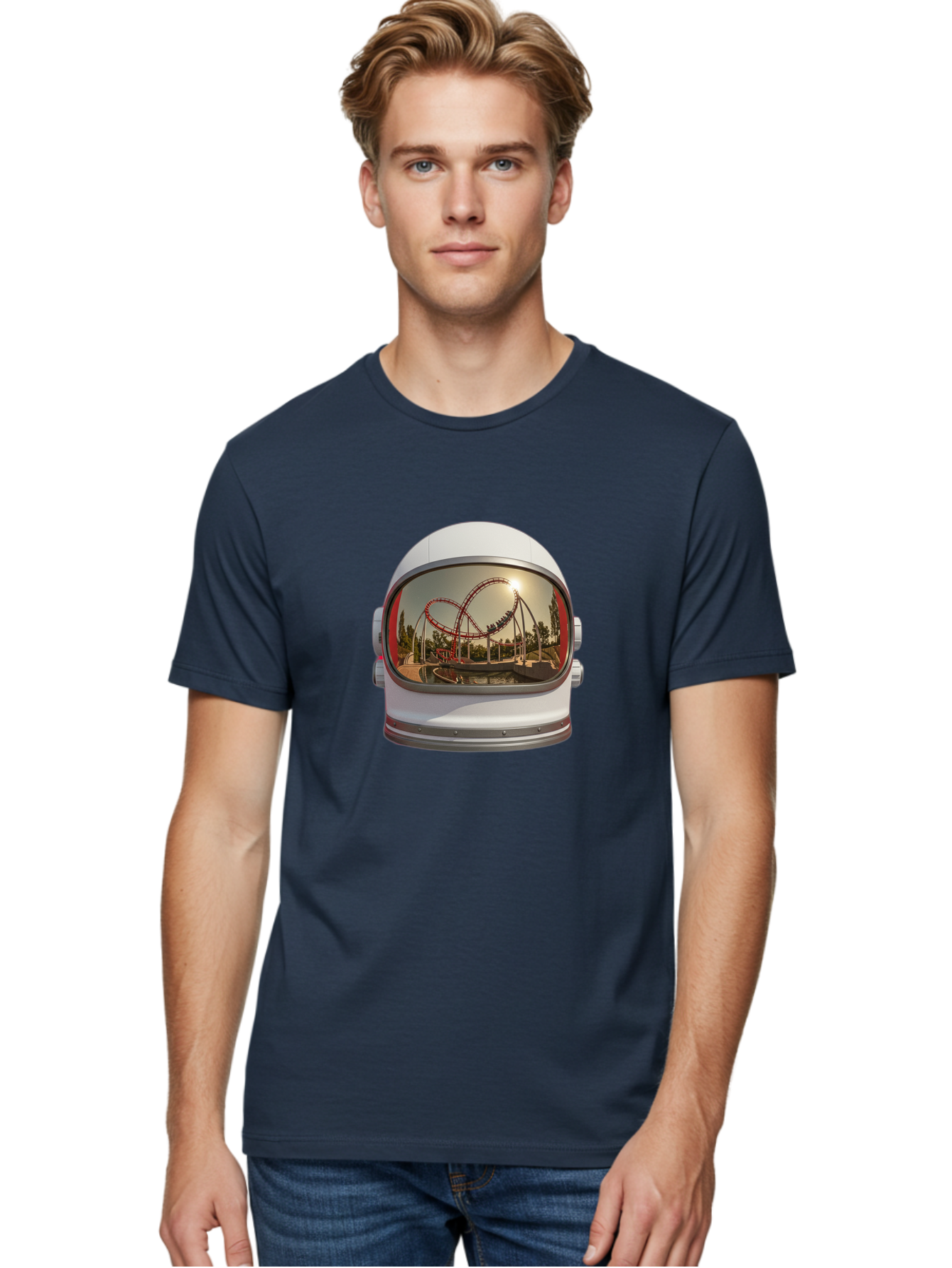 Astronaut-Helmet Men'S Graphic Tee, 100% Cotton, Comfortable Casual Summer Wear, Machine Washable, Vintage Camera, Old Camera, Antique Camera, Black Camera, Classic Photography, Photography Equipment, Nostalgic Device, Film Camera, Camera Art Bal728