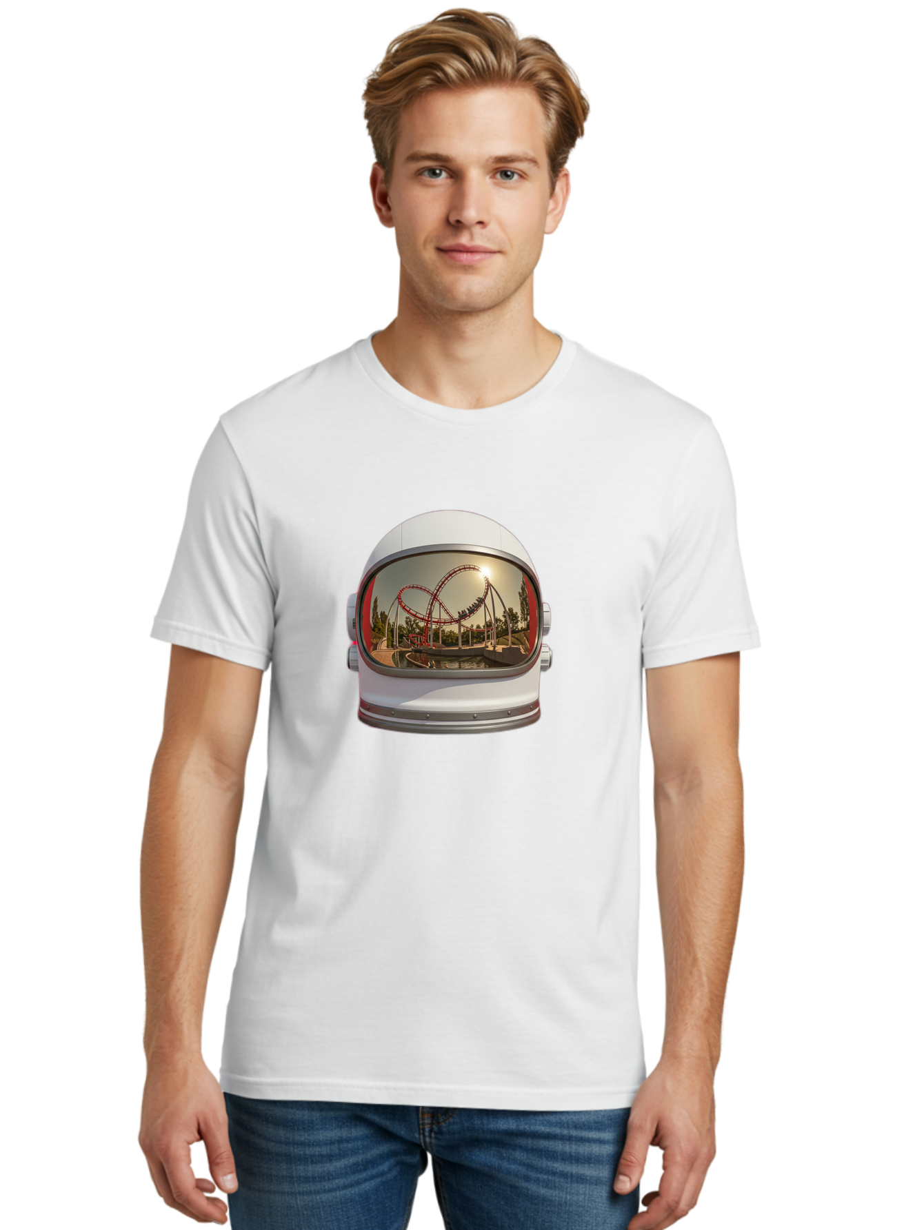 Astronaut-Helmet Men'S Graphic Tee, 100% Cotton, Comfortable Casual Summer Wear, Machine Washable, Vintage Camera, Old Camera, Antique Camera, Black Camera, Classic Photography, Photography Equipment, Nostalgic Device, Film Camera, Camera Art Bal728