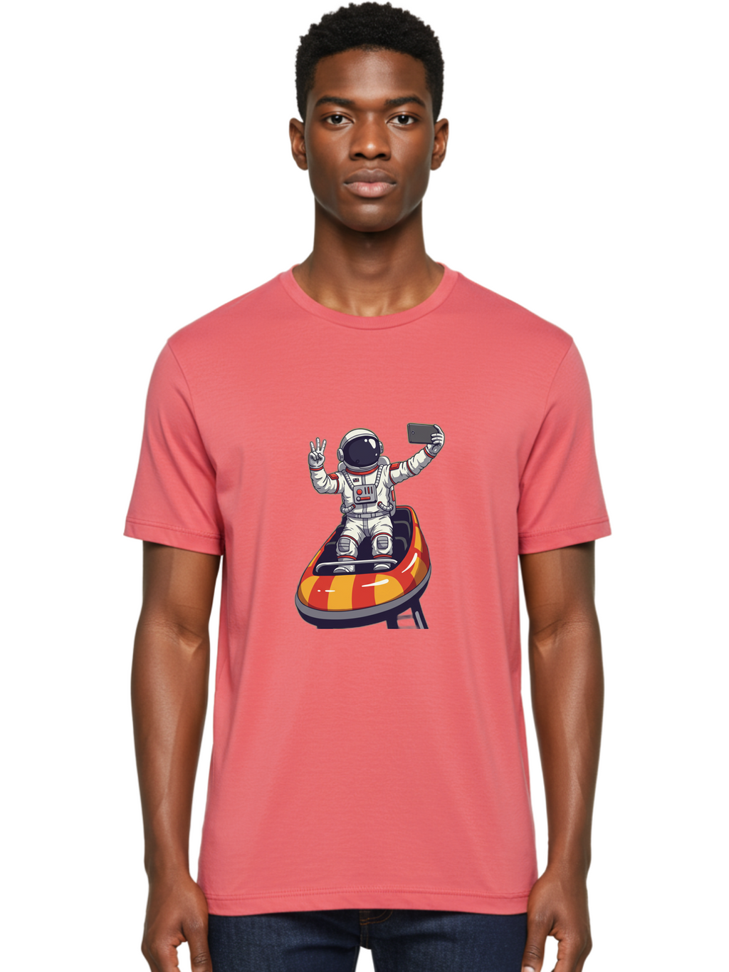 Astronaut-On-Jet-Ski Men'S Graphic Tee, 100% Cotton, Comfortable Casual Summer Wear, Machine Washable, Vintage Camera, Old Camera, Antique Camera, Black Camera, Classic Photography, Photography Equipment, Nostalgic Device, Film Camera, Bal729