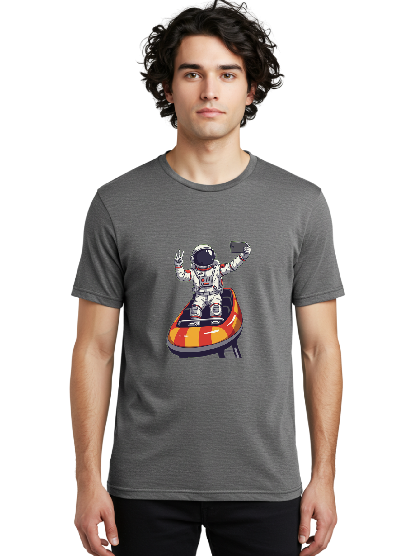 Astronaut-On-Jet-Ski Men'S Graphic Tee, 100% Cotton, Comfortable Casual Summer Wear, Machine Washable, Vintage Camera, Old Camera, Antique Camera, Black Camera, Classic Photography, Photography Equipment, Nostalgic Device, Film Camera, Bal729