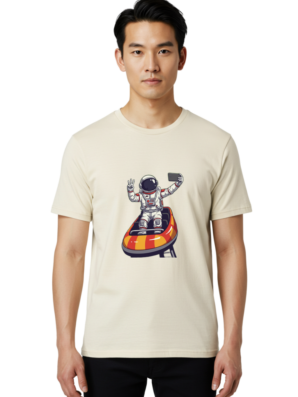 Astronaut-On-Jet-Ski Men'S Graphic Tee, 100% Cotton, Comfortable Casual Summer Wear, Machine Washable, Vintage Camera, Old Camera, Antique Camera, Black Camera, Classic Photography, Photography Equipment, Nostalgic Device, Film Camera, Bal729
