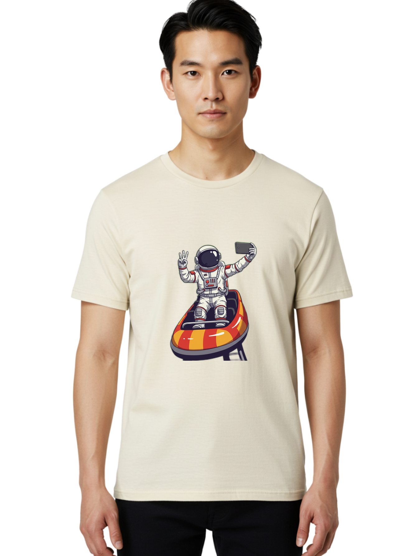 Astronaut-On-Jet-Ski Men'S Graphic Tee, 100% Cotton, Comfortable Casual Summer Wear, Machine Washable, Vintage Camera, Old Camera, Antique Camera, Black Camera, Classic Photography, Photography Equipment, Nostalgic Device, Film Camera, Bal729
