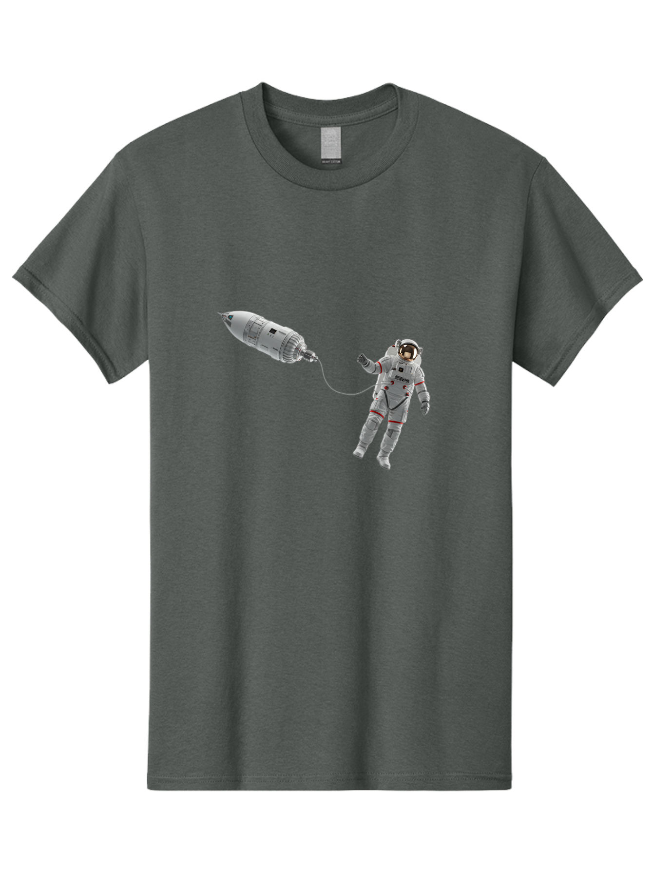 Astronaut-Tethered-To-Spacecraft Men'S Graphic Tee, 100% Cotton, Comfortable Casual Summer Wear, Machine Washable, Vintage Camera, Old Camera, Antique Camera, Black Camera, Classic Photography, Photography Equipment, Nostalgic Device, Bal730