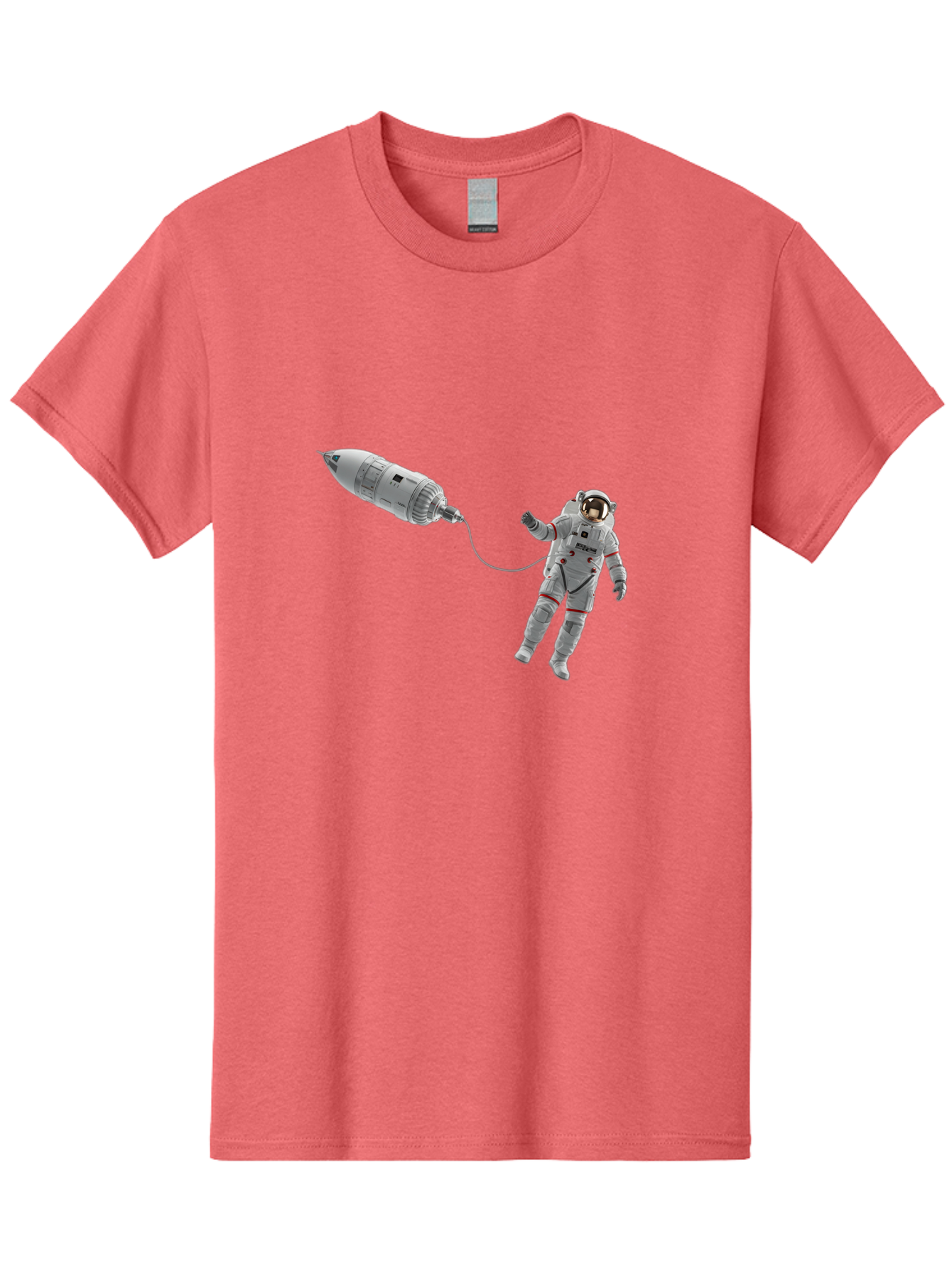 Astronaut-Tethered-To-Spacecraft Men'S Graphic Tee, 100% Cotton, Comfortable Casual Summer Wear, Machine Washable, Vintage Camera, Old Camera, Antique Camera, Black Camera, Classic Photography, Photography Equipment, Nostalgic Device, Bal730