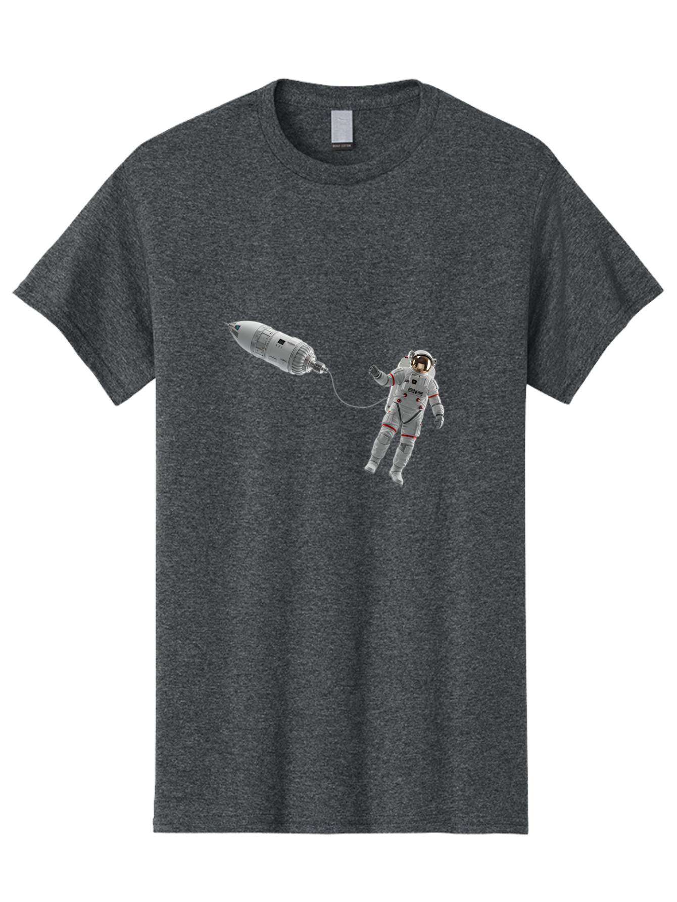 Astronaut-Tethered-To-Spacecraft Men'S Graphic Tee, 100% Cotton, Comfortable Casual Summer Wear, Machine Washable, Vintage Camera, Old Camera, Antique Camera, Black Camera, Classic Photography, Photography Equipment, Nostalgic Device, Bal730