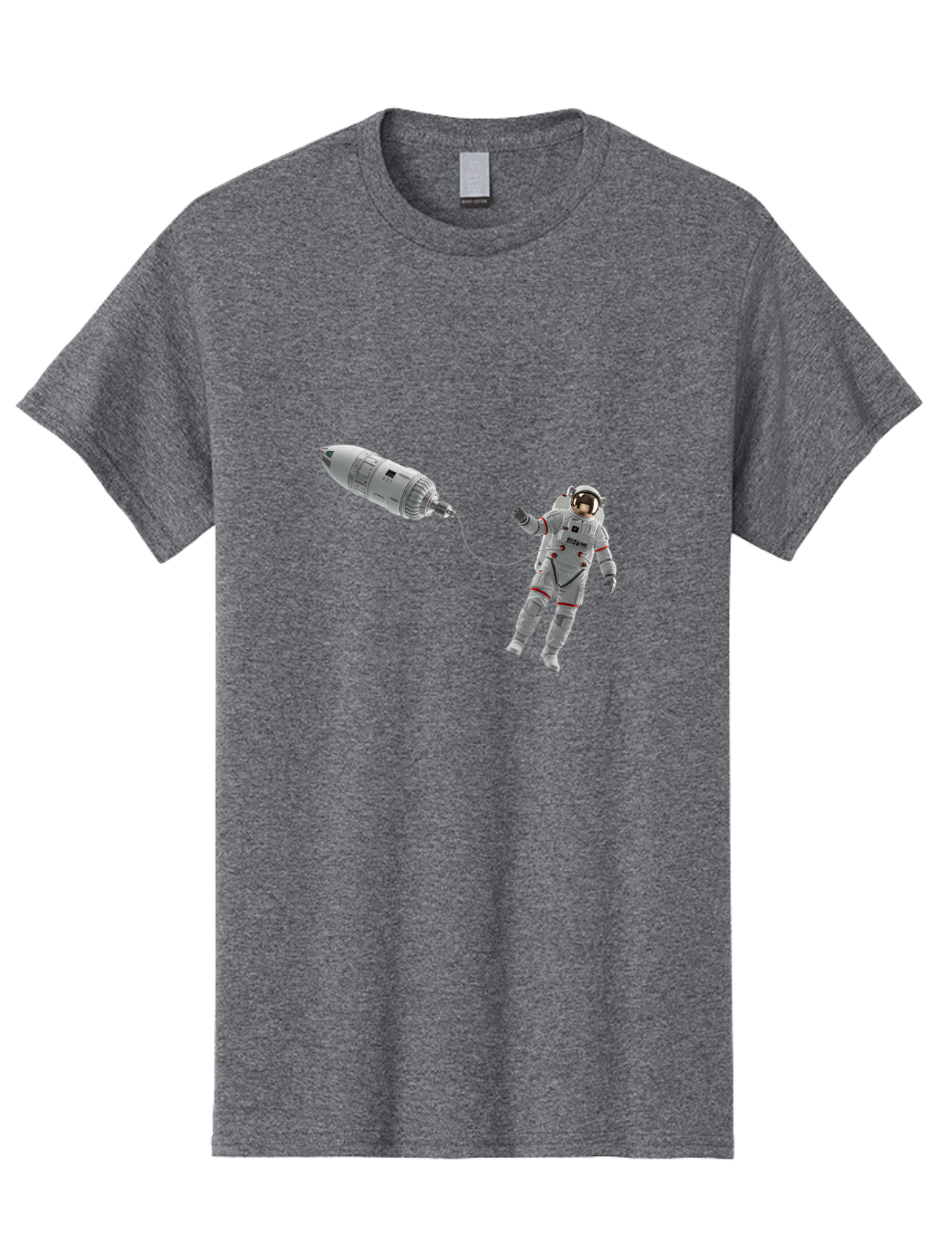 Astronaut-Tethered-To-Spacecraft Men'S Graphic Tee, 100% Cotton, Comfortable Casual Summer Wear, Machine Washable, Vintage Camera, Old Camera, Antique Camera, Black Camera, Classic Photography, Photography Equipment, Nostalgic Device, Bal730