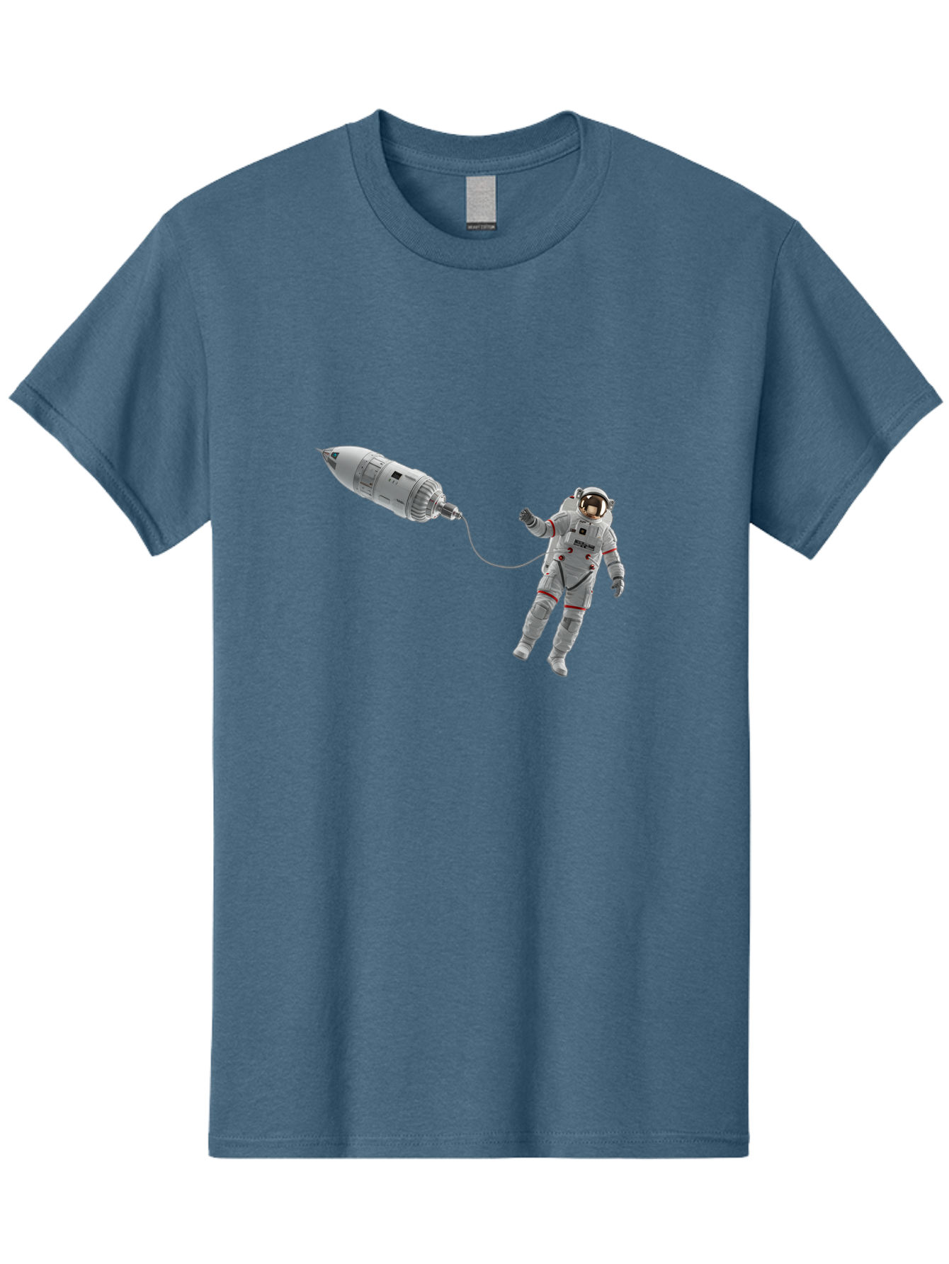 Astronaut-Tethered-To-Spacecraft Men'S Graphic Tee, 100% Cotton, Comfortable Casual Summer Wear, Machine Washable, Vintage Camera, Old Camera, Antique Camera, Black Camera, Classic Photography, Photography Equipment, Nostalgic Device, Bal730