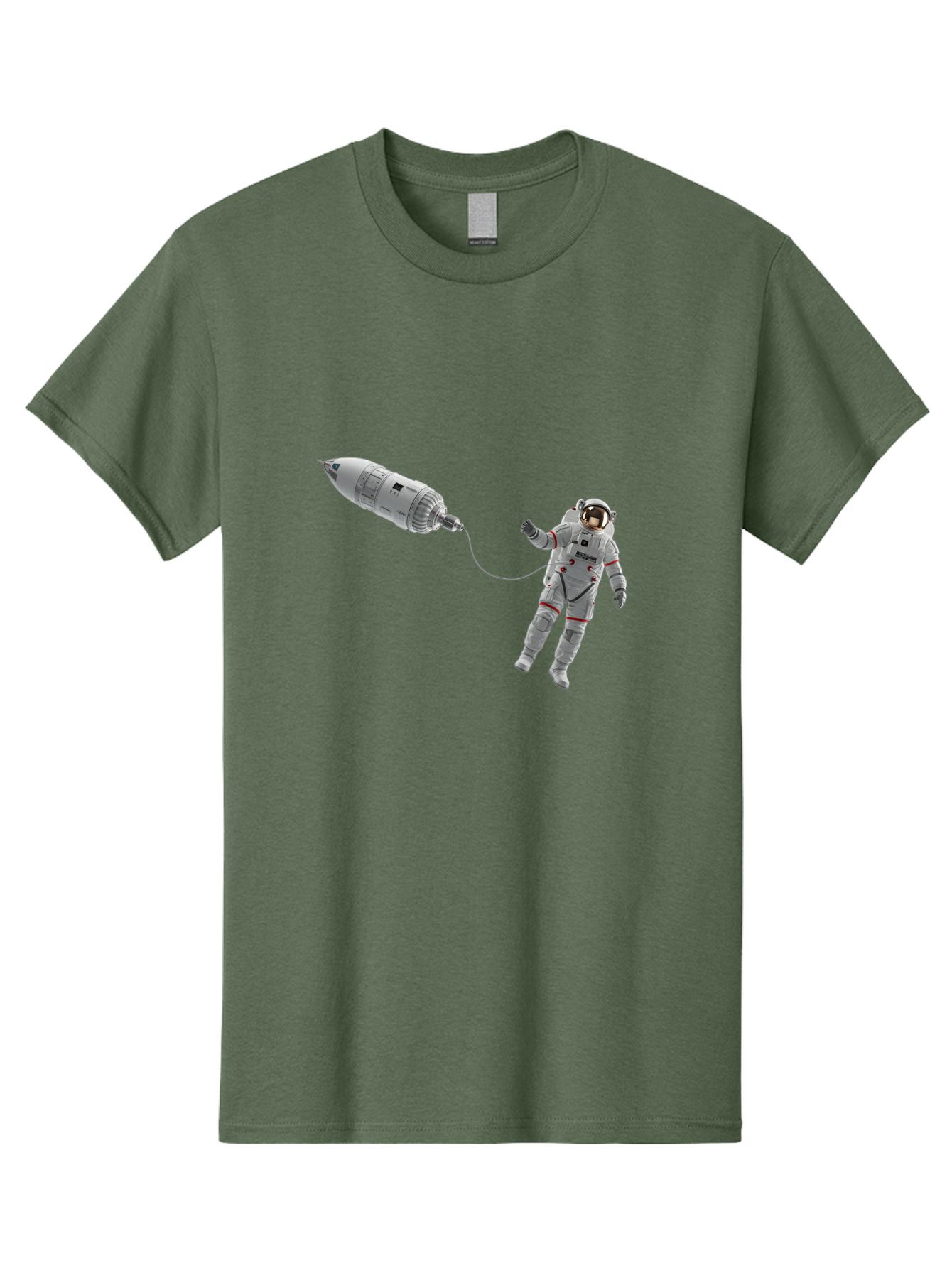 Astronaut-Tethered-To-Spacecraft Men'S Graphic Tee, 100% Cotton, Comfortable Casual Summer Wear, Machine Washable, Vintage Camera, Old Camera, Antique Camera, Black Camera, Classic Photography, Photography Equipment, Nostalgic Device, Bal730