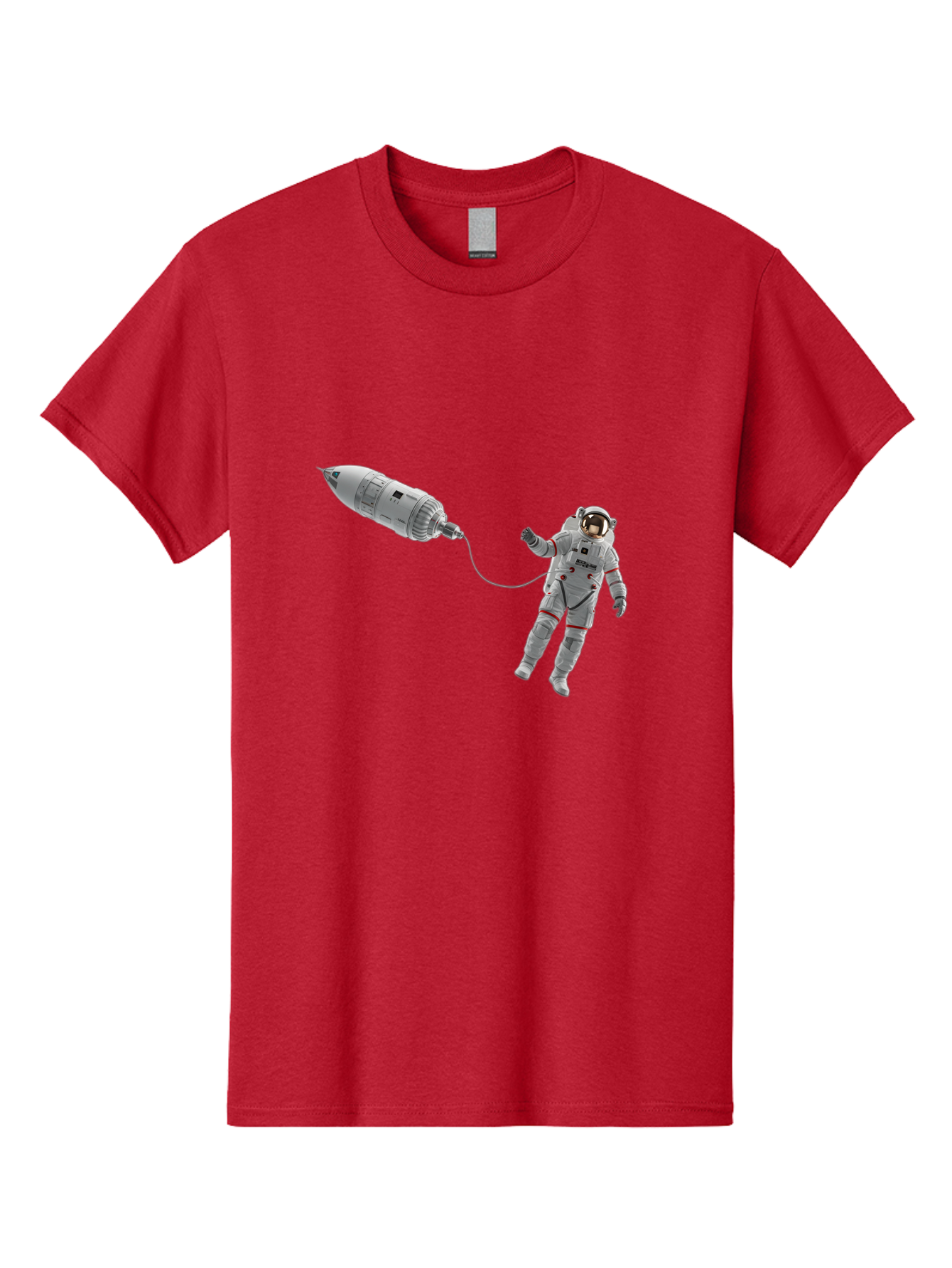 Astronaut-Tethered-To-Spacecraft Men'S Graphic Tee, 100% Cotton, Comfortable Casual Summer Wear, Machine Washable, Vintage Camera, Old Camera, Antique Camera, Black Camera, Classic Photography, Photography Equipment, Nostalgic Device, Bal730