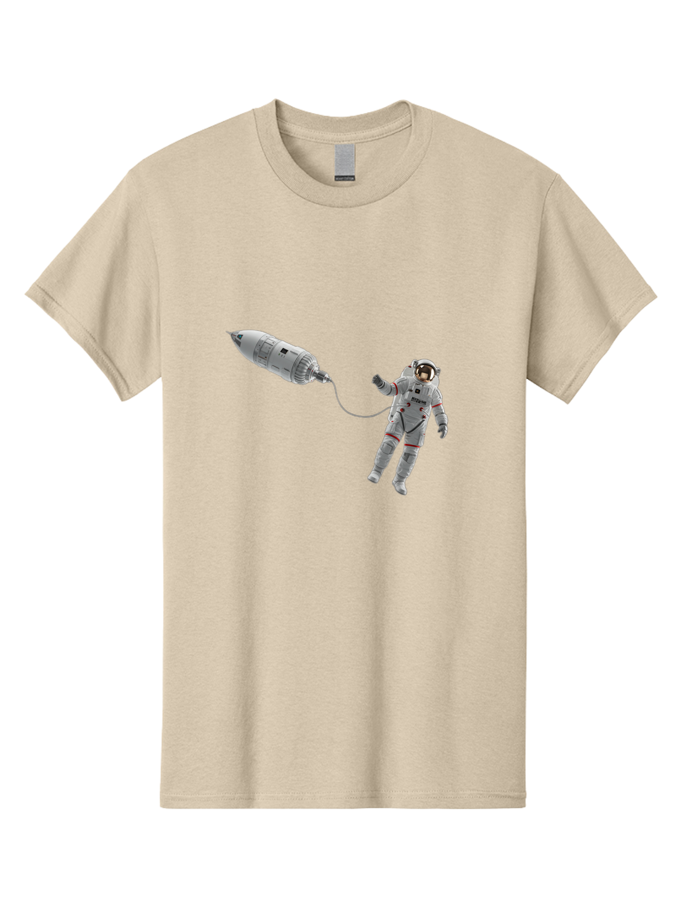 Astronaut-Tethered-To-Spacecraft Men'S Graphic Tee, 100% Cotton, Comfortable Casual Summer Wear, Machine Washable, Vintage Camera, Old Camera, Antique Camera, Black Camera, Classic Photography, Photography Equipment, Nostalgic Device, Bal730