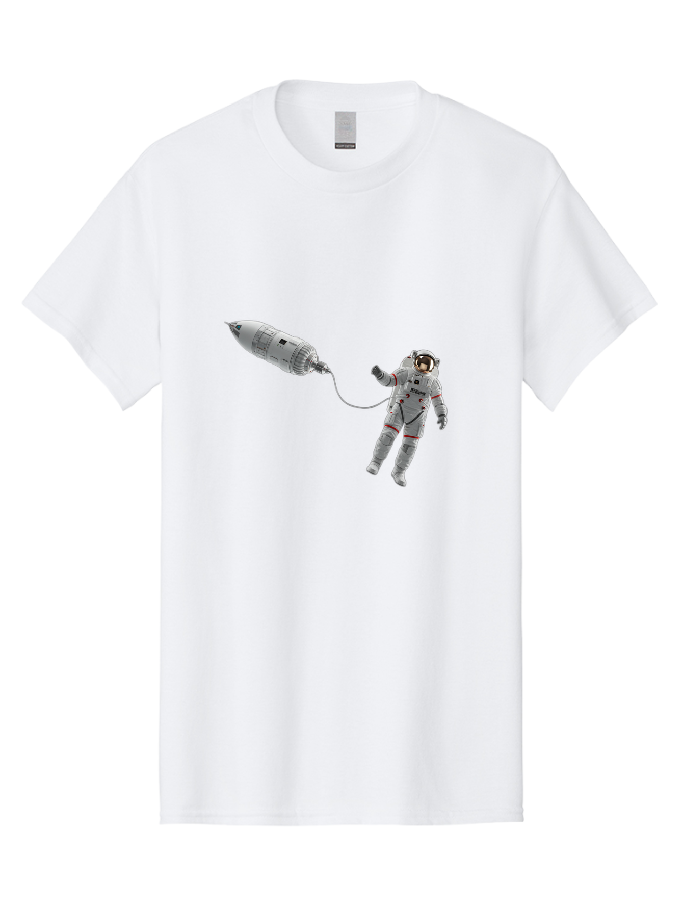 Astronaut-Tethered-To-Spacecraft Men'S Graphic Tee, 100% Cotton, Comfortable Casual Summer Wear, Machine Washable, Vintage Camera, Old Camera, Antique Camera, Black Camera, Classic Photography, Photography Equipment, Nostalgic Device, Bal730