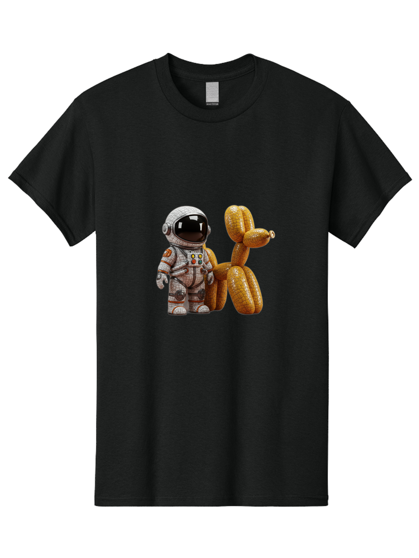Astronaut-With-Balloon-Dog Men'S Graphic Tee, 100% Cotton, Comfortable Casual Summer Wear, Machine Washable, Vintage Camera, Old Camera, Antique Camera, Black Camera, Classic Photography, Photography Equipment, Nostalgic Device, Film Camera, Bal732