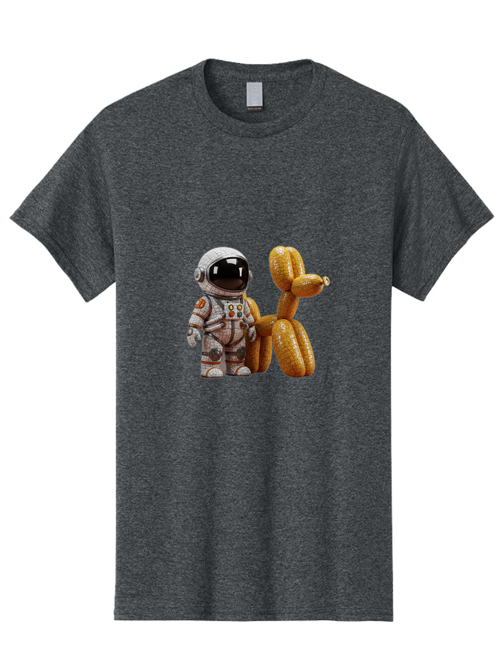 Astronaut-With-Balloon-Dog Men'S Graphic Tee, 100% Cotton, Comfortable Casual Summer Wear, Machine Washable, Vintage Camera, Old Camera, Antique Camera, Black Camera, Classic Photography, Photography Equipment, Nostalgic Device, Film Camera, Bal732
