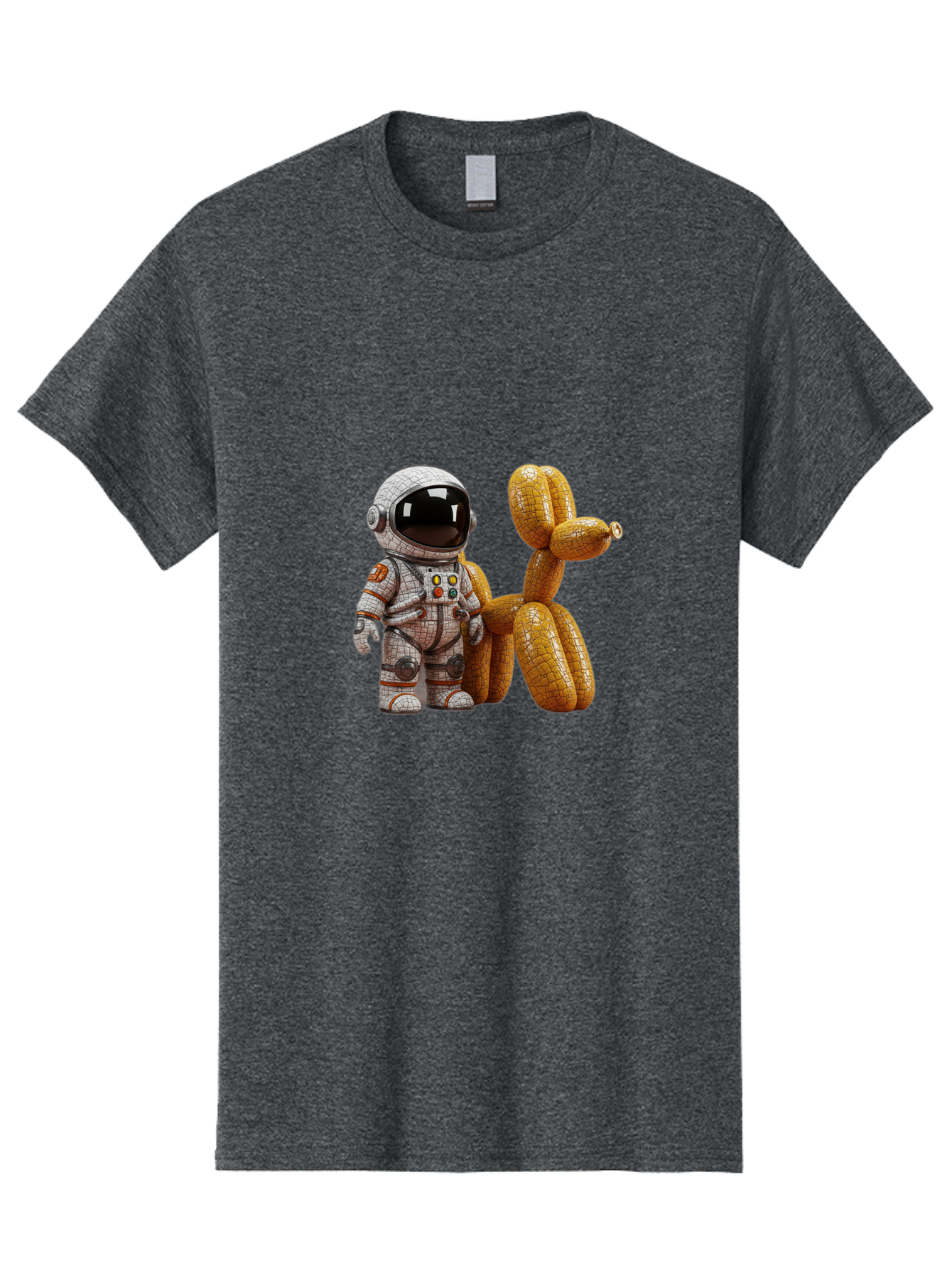 Astronaut-With-Balloon-Dog Men'S Graphic Tee, 100% Cotton, Comfortable Casual Summer Wear, Machine Washable, Vintage Camera, Old Camera, Antique Camera, Black Camera, Classic Photography, Photography Equipment, Nostalgic Device, Film Camera, Bal732