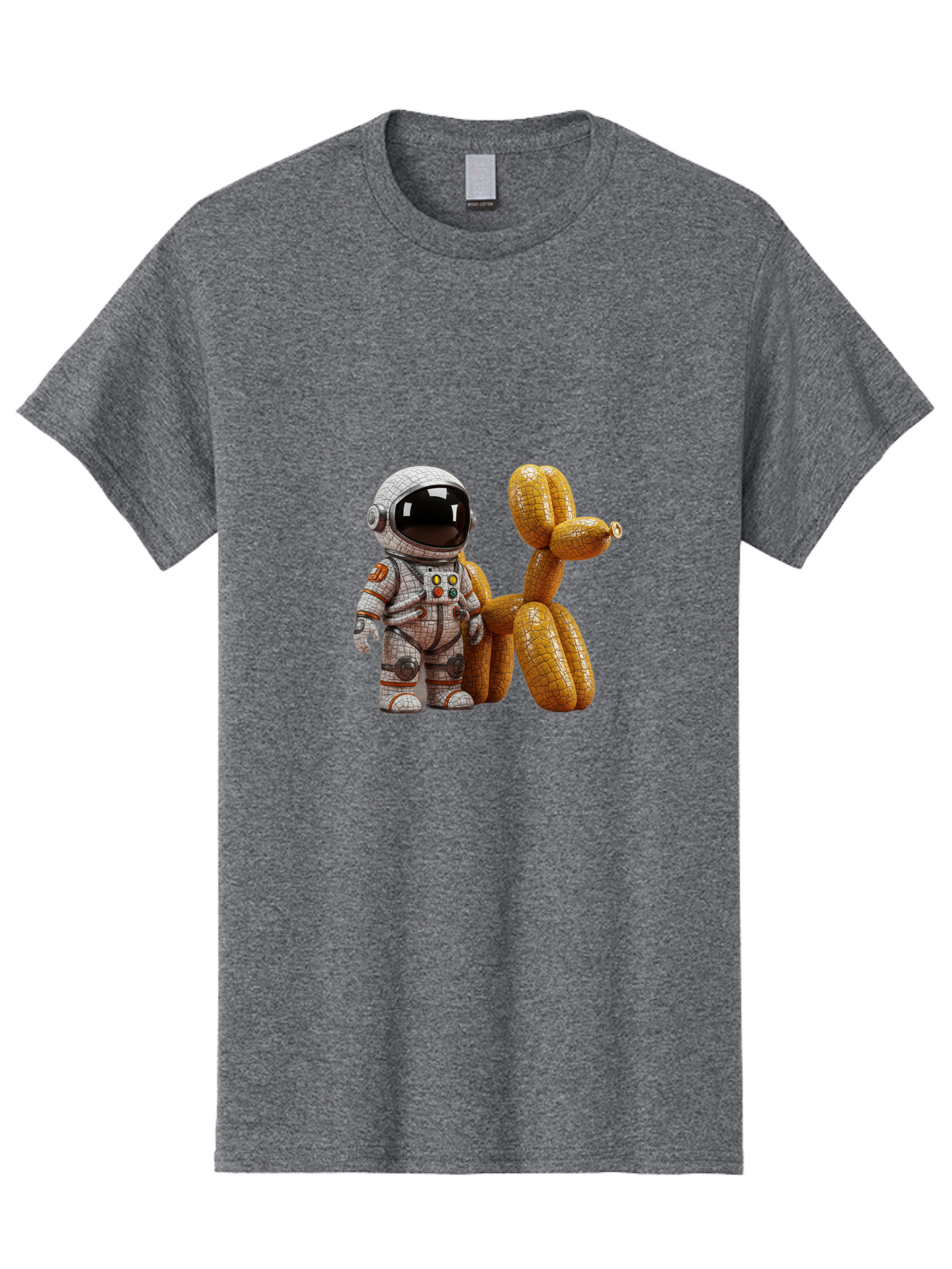 Astronaut-With-Balloon-Dog Men'S Graphic Tee, 100% Cotton, Comfortable Casual Summer Wear, Machine Washable, Vintage Camera, Old Camera, Antique Camera, Black Camera, Classic Photography, Photography Equipment, Nostalgic Device, Film Camera, Bal732