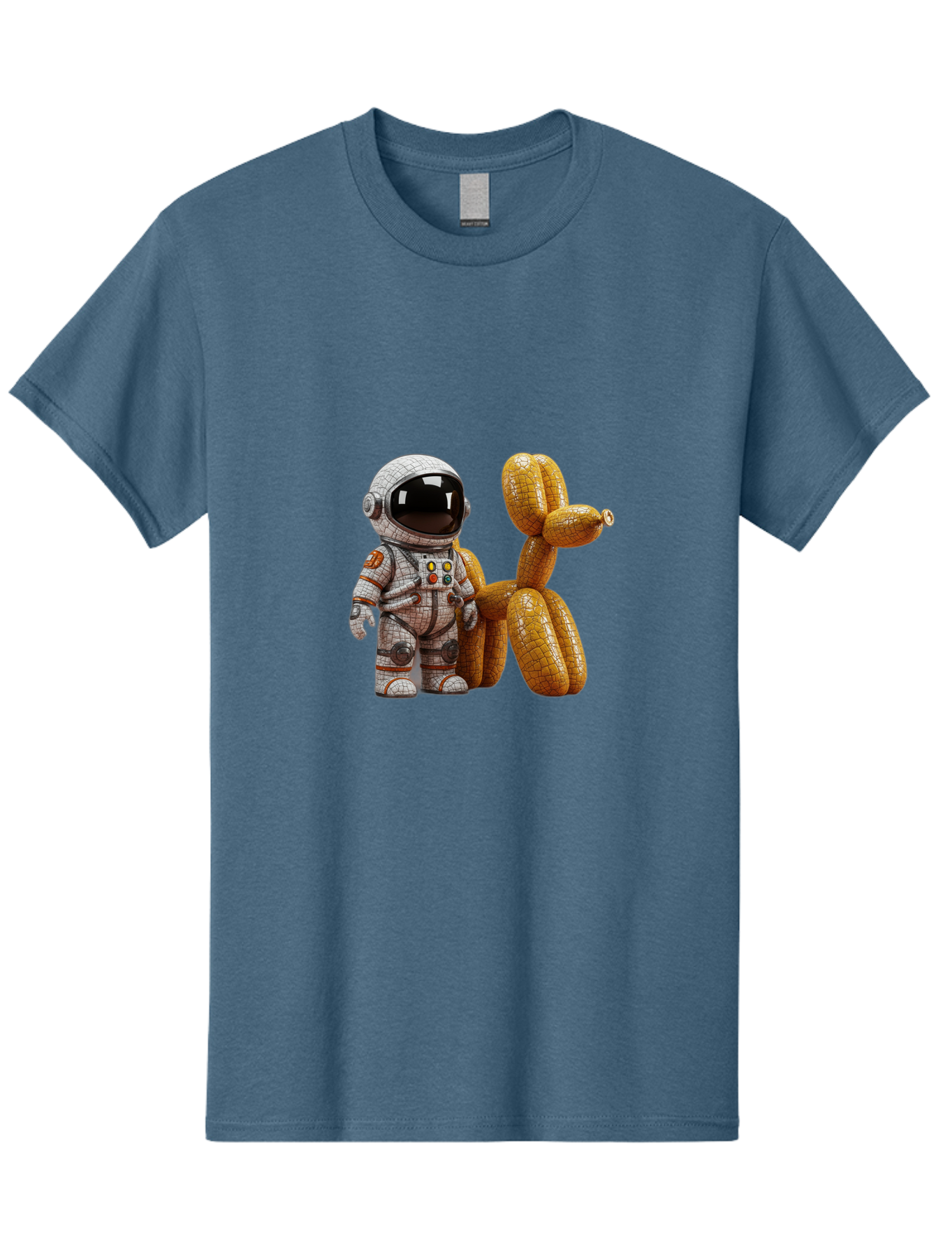 Astronaut-With-Balloon-Dog Men'S Graphic Tee, 100% Cotton, Comfortable Casual Summer Wear, Machine Washable, Vintage Camera, Old Camera, Antique Camera, Black Camera, Classic Photography, Photography Equipment, Nostalgic Device, Film Camera, Bal732