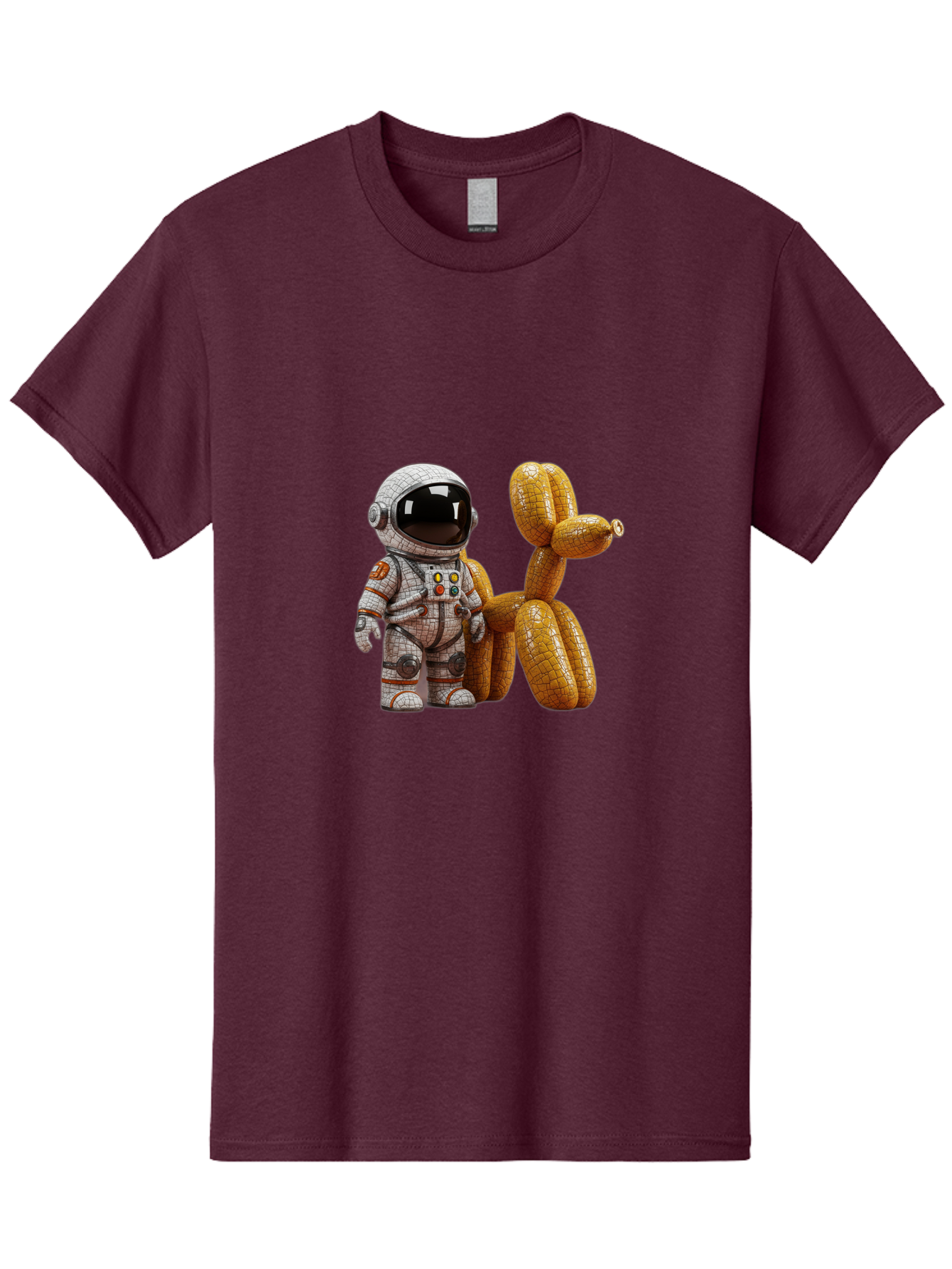 Astronaut-With-Balloon-Dog Men'S Graphic Tee, 100% Cotton, Comfortable Casual Summer Wear, Machine Washable, Vintage Camera, Old Camera, Antique Camera, Black Camera, Classic Photography, Photography Equipment, Nostalgic Device, Film Camera, Bal732