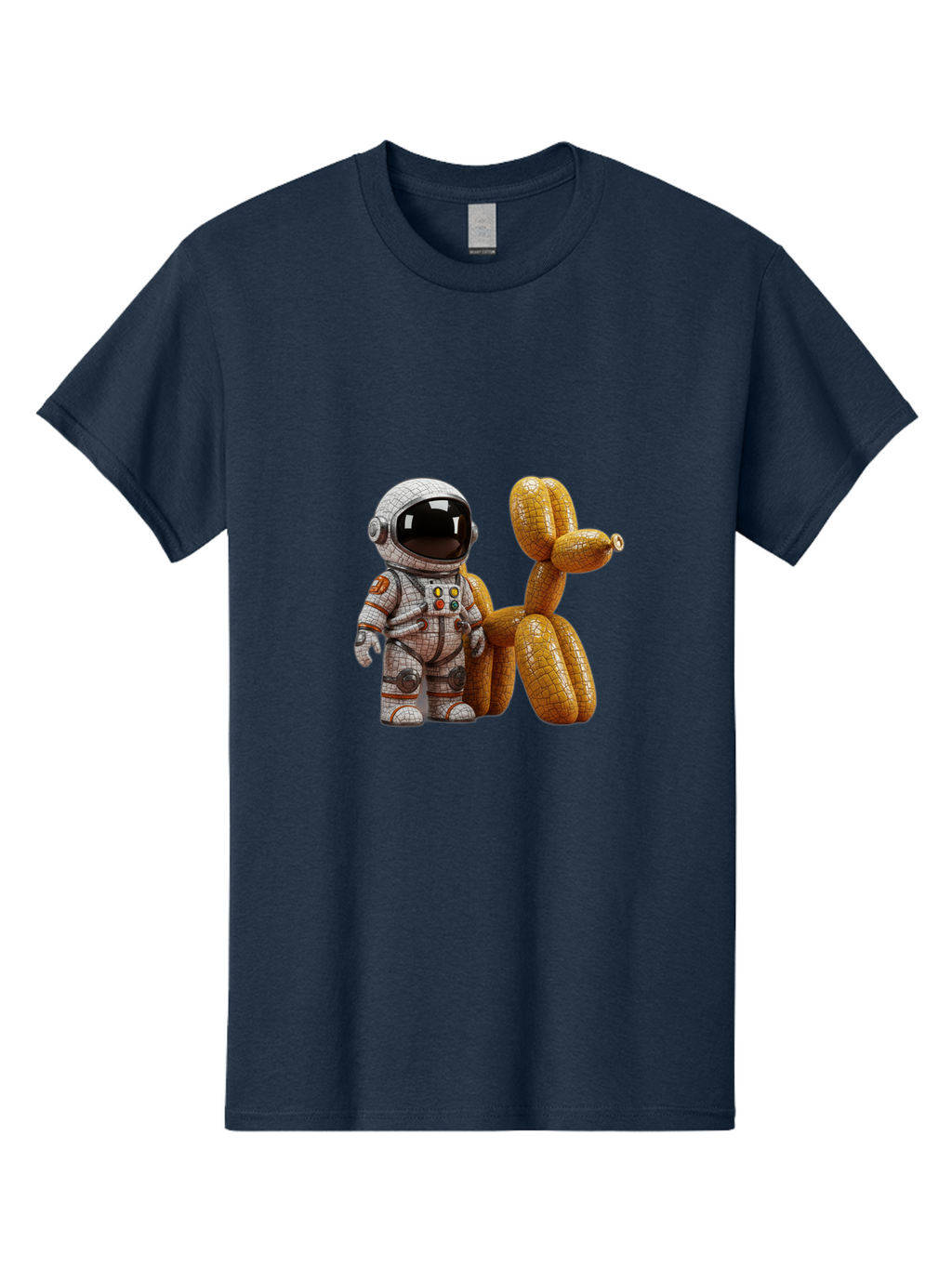 Astronaut-With-Balloon-Dog Men'S Graphic Tee, 100% Cotton, Comfortable Casual Summer Wear, Machine Washable, Vintage Camera, Old Camera, Antique Camera, Black Camera, Classic Photography, Photography Equipment, Nostalgic Device, Film Camera, Bal732