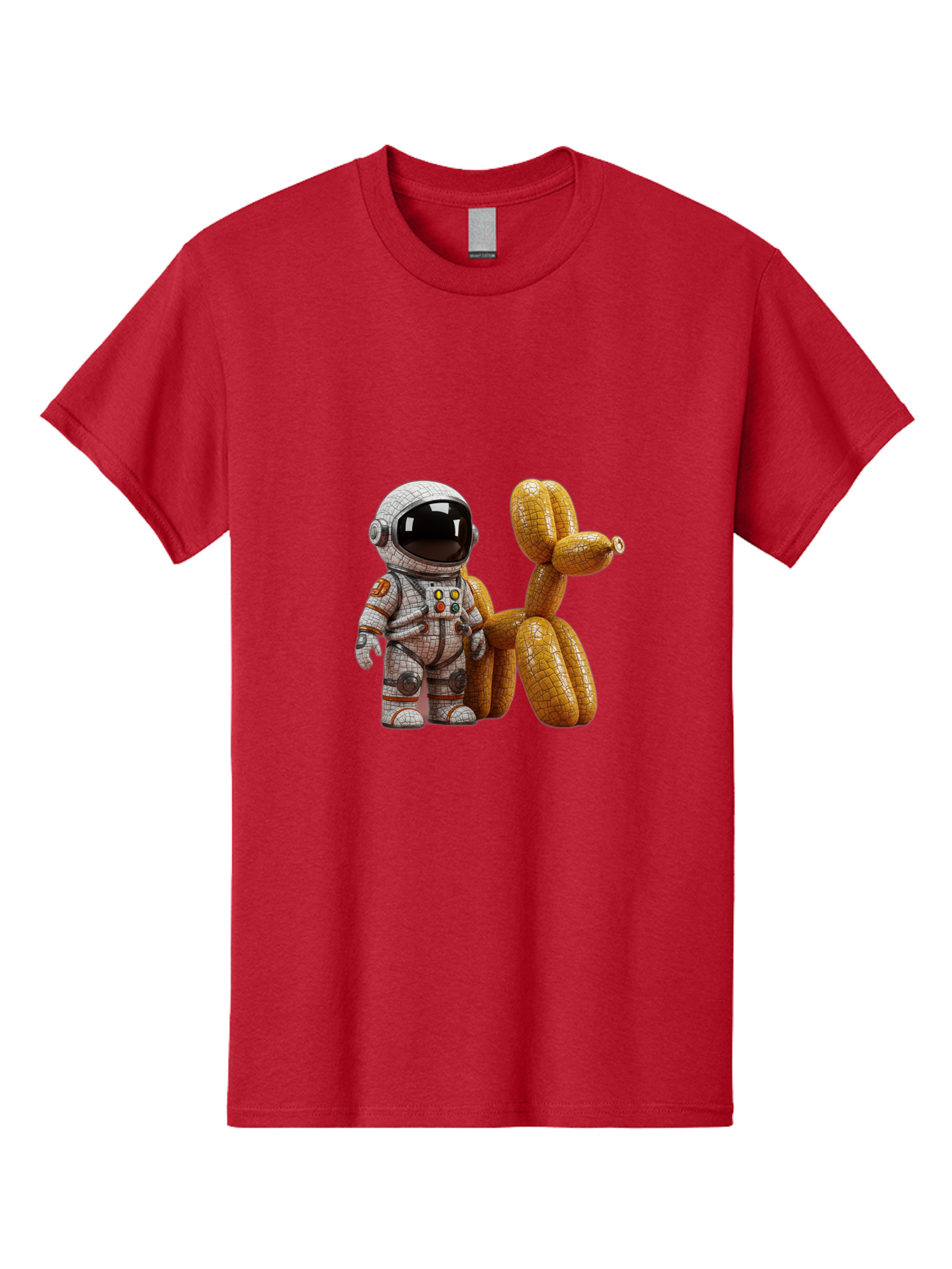 Astronaut-With-Balloon-Dog Men'S Graphic Tee, 100% Cotton, Comfortable Casual Summer Wear, Machine Washable, Vintage Camera, Old Camera, Antique Camera, Black Camera, Classic Photography, Photography Equipment, Nostalgic Device, Film Camera, Bal732