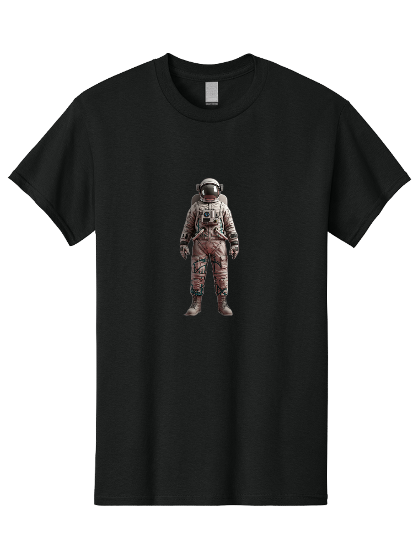 Astronaut Men'S Graphic Tee, 100% Cotton, Comfortable Casual Summer Wear, Machine Washable, Vintage Camera, Old Camera, Antique Camera, Black Camera, Classic Photography, Photography Equipment, Nostalgic Device, Film Camera, Camera Art Bal733
