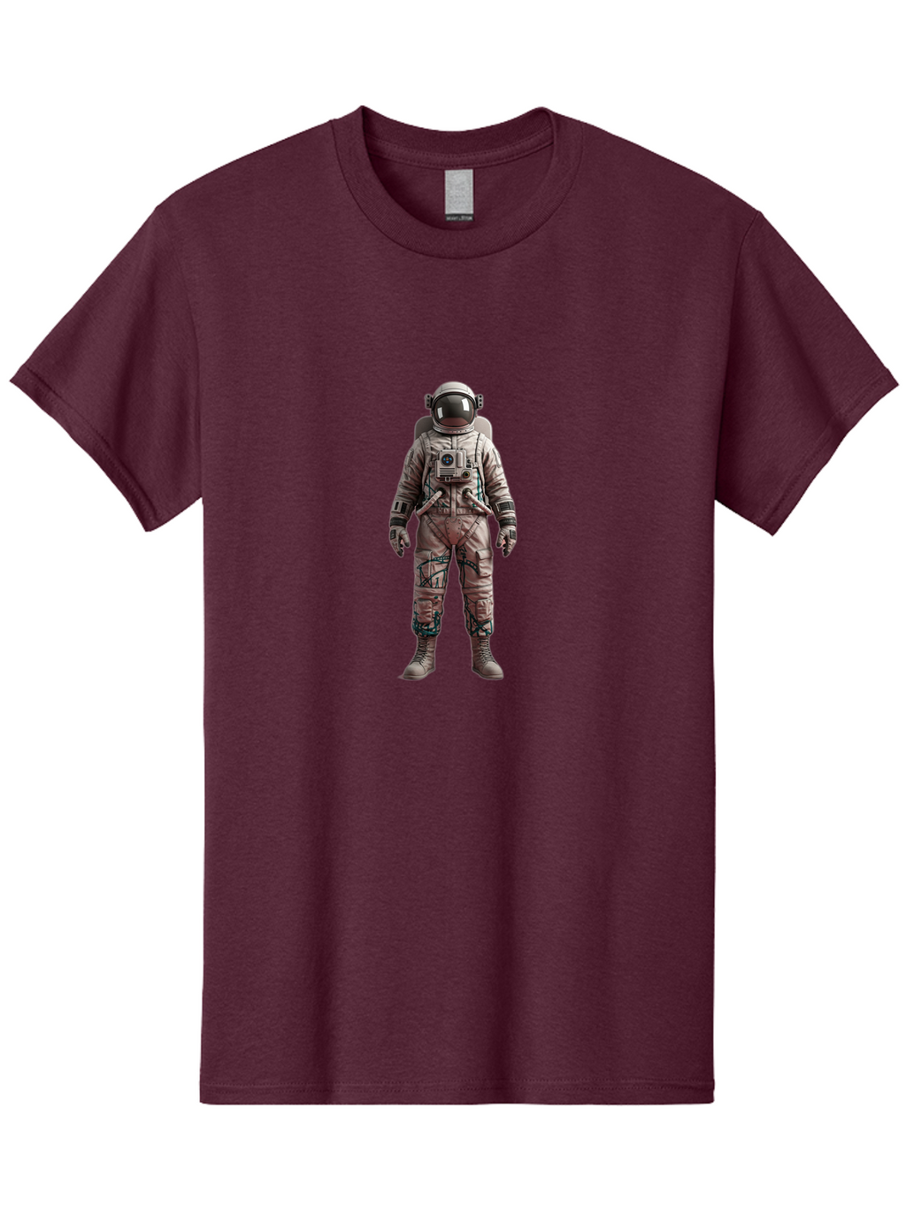 Astronaut Men'S Graphic Tee, 100% Cotton, Comfortable Casual Summer Wear, Machine Washable, Vintage Camera, Old Camera, Antique Camera, Black Camera, Classic Photography, Photography Equipment, Nostalgic Device, Film Camera, Camera Art Bal733
