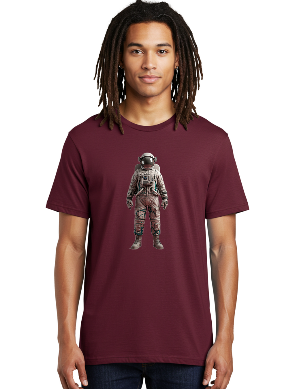 Astronaut Men'S Graphic Tee, 100% Cotton, Comfortable Casual Summer Wear, Machine Washable, Vintage Camera, Old Camera, Antique Camera, Black Camera, Classic Photography, Photography Equipment, Nostalgic Device, Film Camera, Camera Art Bal733