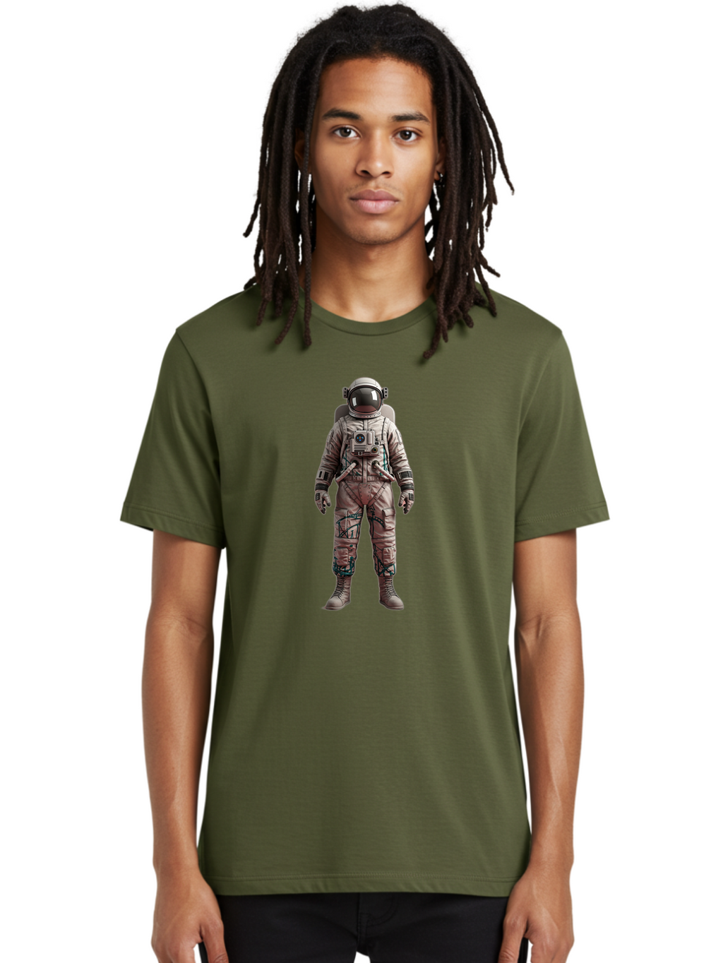 Astronaut Men'S Graphic Tee, 100% Cotton, Comfortable Casual Summer Wear, Machine Washable, Vintage Camera, Old Camera, Antique Camera, Black Camera, Classic Photography, Photography Equipment, Nostalgic Device, Film Camera, Camera Art Bal733