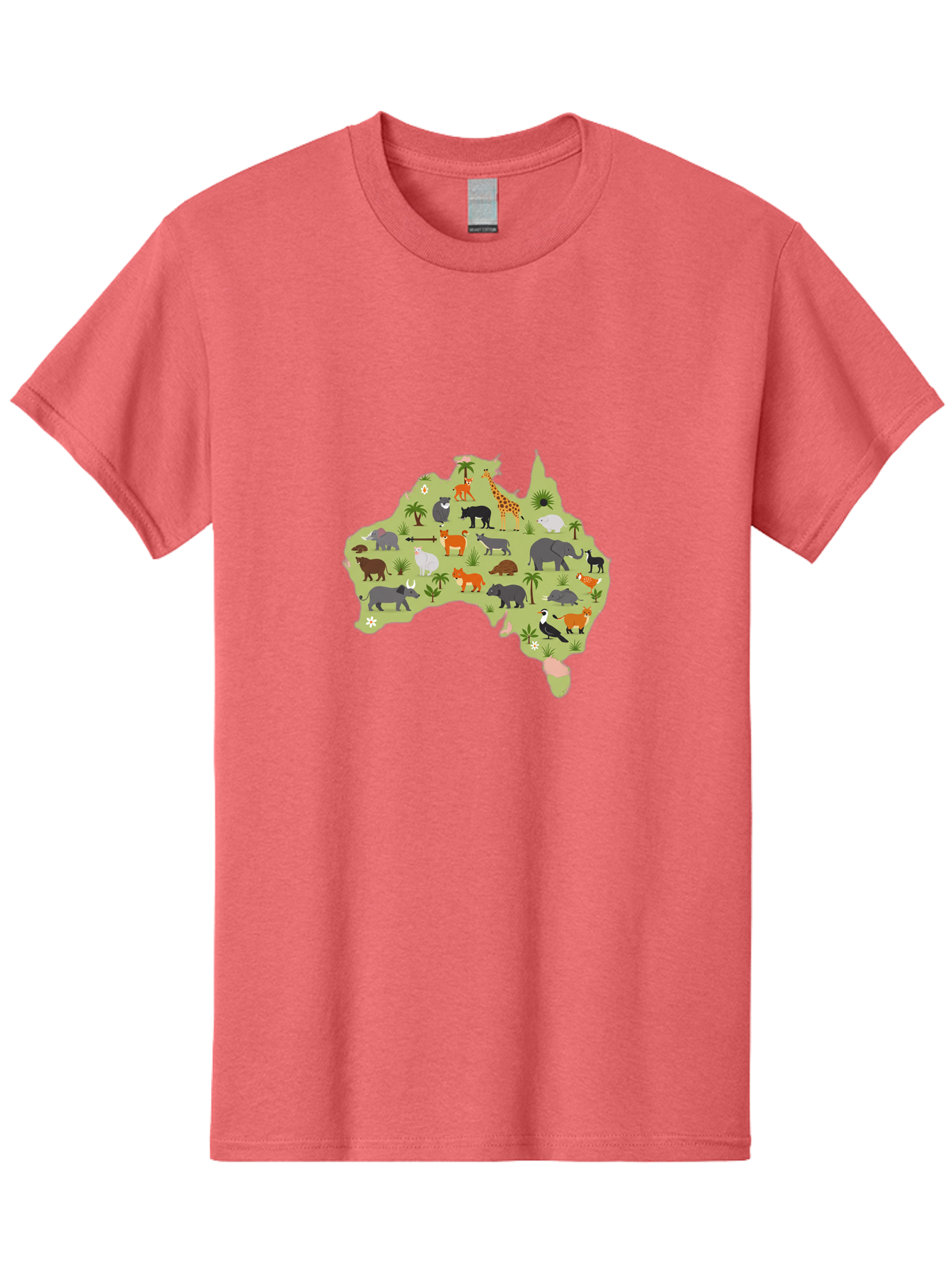 Australian-Animals-Map Men'S Graphic Tee, 100% Cotton, Comfortable Casual Summer Wear, Machine Washable, Vintage Camera, Old Camera, Antique Camera, Black Camera, Classic Photography, Photography Equipment, Nostalgic Device, Film Camera, Bal735