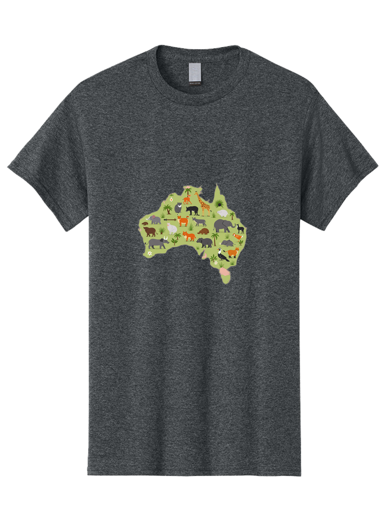 Australian-Animals-Map Men'S Graphic Tee, 100% Cotton, Comfortable Casual Summer Wear, Machine Washable, Vintage Camera, Old Camera, Antique Camera, Black Camera, Classic Photography, Photography Equipment, Nostalgic Device, Film Camera, Bal735