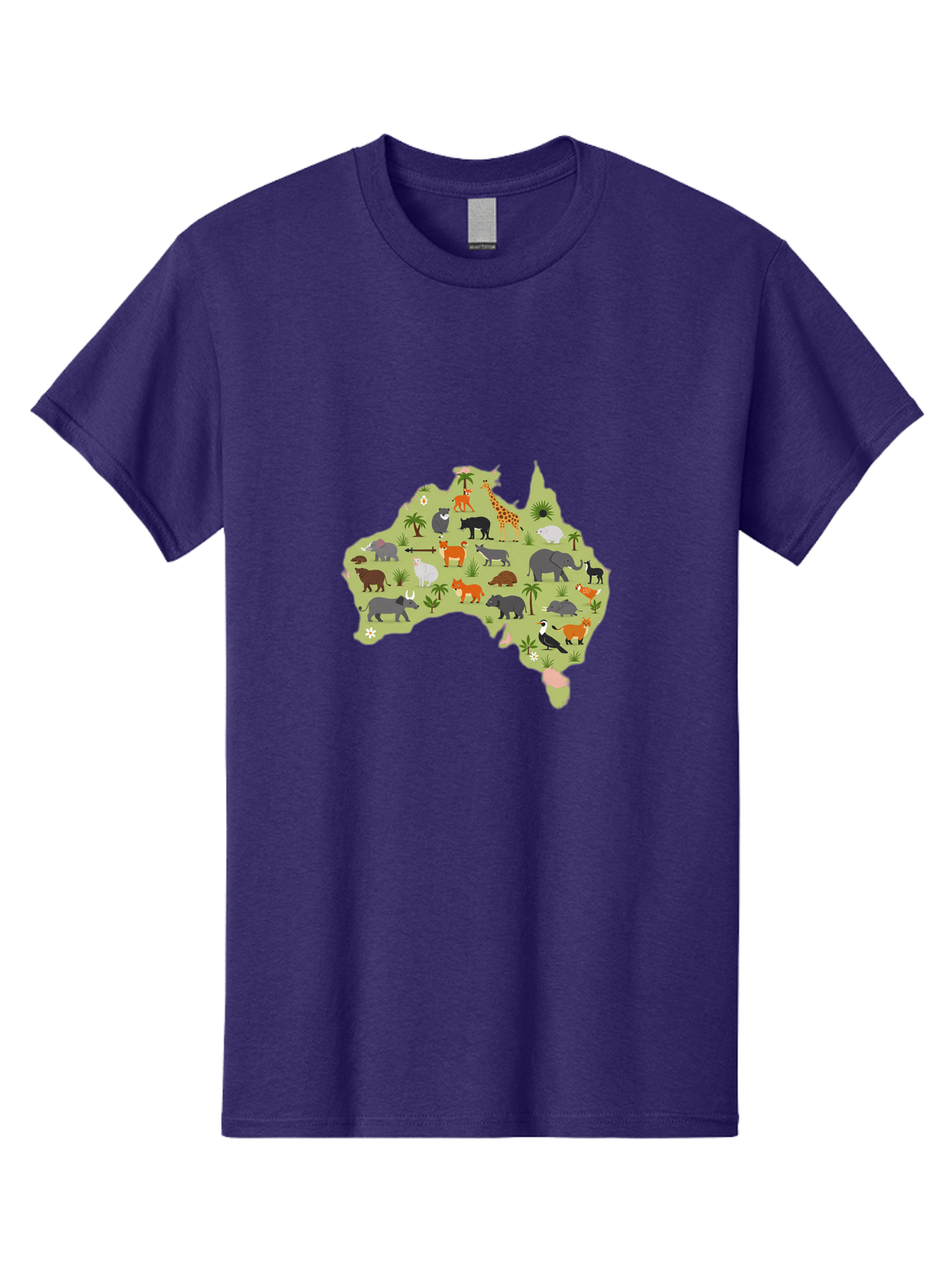 Australian-Animals-Map Men'S Graphic Tee, 100% Cotton, Comfortable Casual Summer Wear, Machine Washable, Vintage Camera, Old Camera, Antique Camera, Black Camera, Classic Photography, Photography Equipment, Nostalgic Device, Film Camera, Bal735