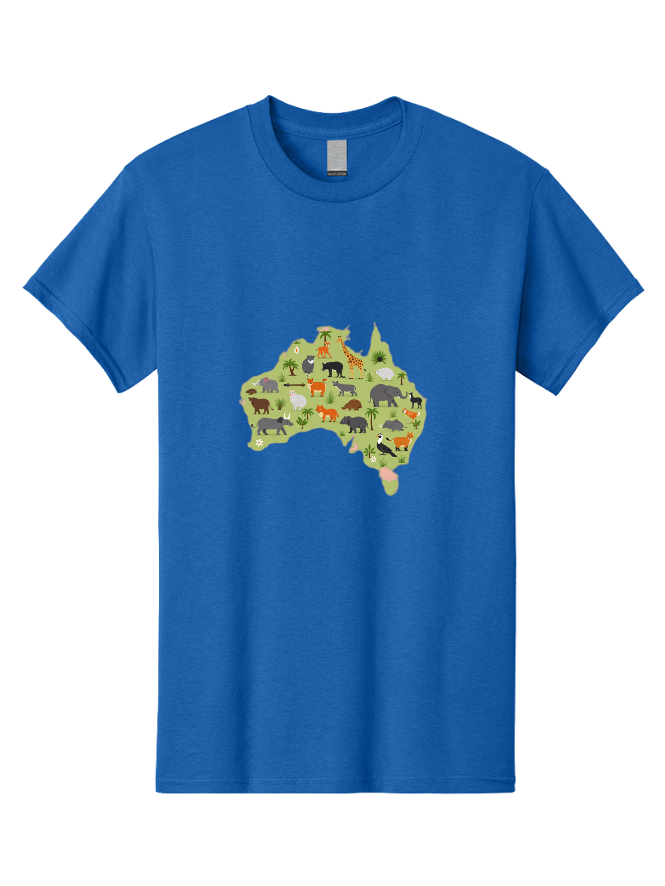 Australian-Animals-Map Men'S Graphic Tee, 100% Cotton, Comfortable Casual Summer Wear, Machine Washable, Vintage Camera, Old Camera, Antique Camera, Black Camera, Classic Photography, Photography Equipment, Nostalgic Device, Film Camera, Bal735