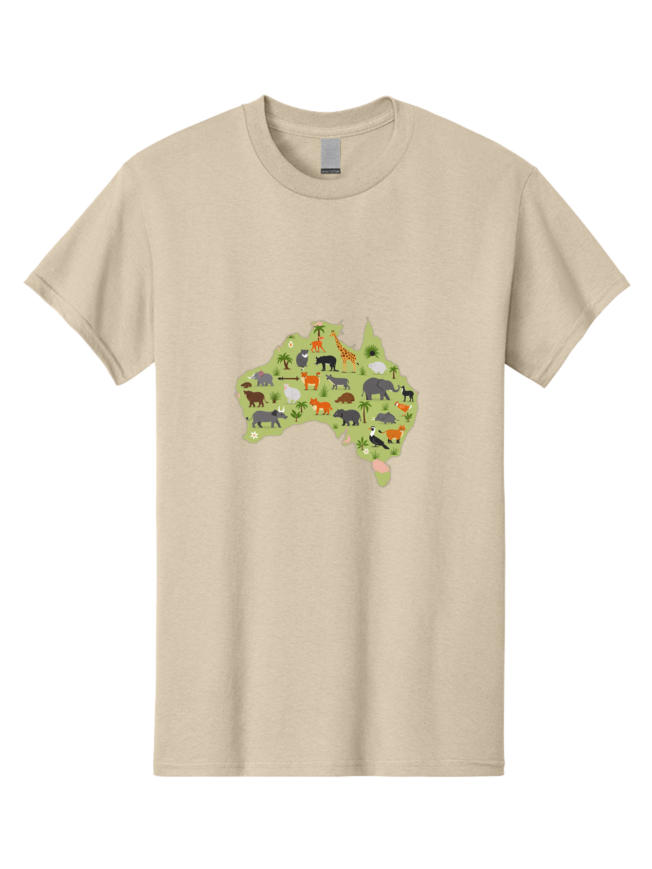 Australian-Animals-Map Men'S Graphic Tee, 100% Cotton, Comfortable Casual Summer Wear, Machine Washable, Vintage Camera, Old Camera, Antique Camera, Black Camera, Classic Photography, Photography Equipment, Nostalgic Device, Film Camera, Bal735