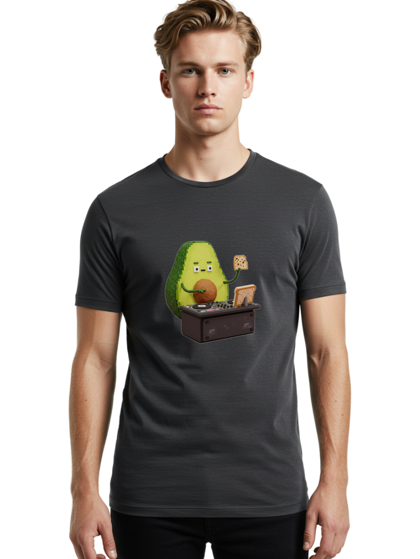 Avocado-Dj-2 Men'S Graphic Tee, 100% Cotton, Comfortable Casual Summer Wear, Machine Washable, Vintage Camera, Old Camera, Antique Camera, Black Camera, Classic Photography, Photography Equipment, Nostalgic Device, Film Camera, Camera Art Bal738