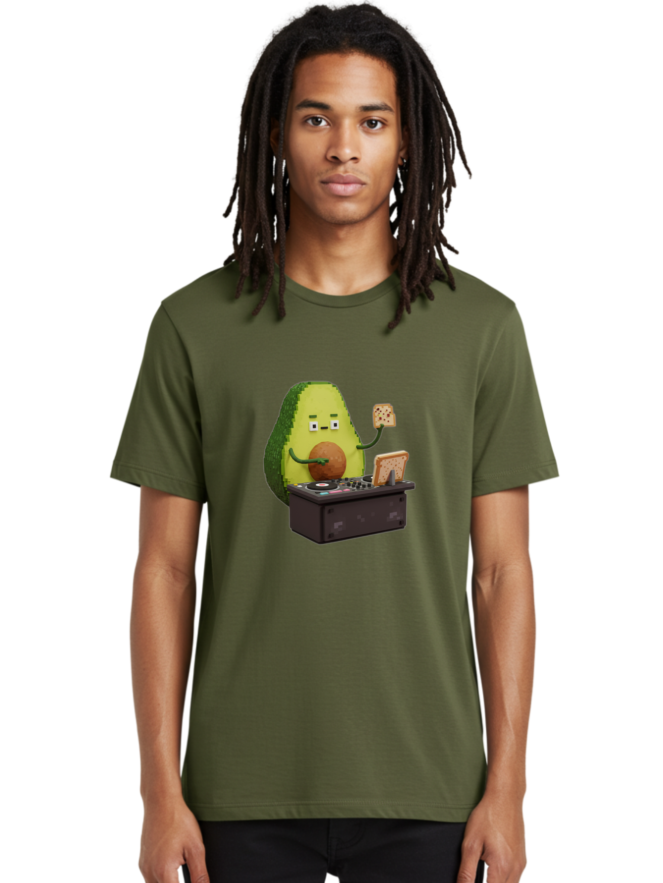 Avocado-Dj-2 Men'S Graphic Tee, 100% Cotton, Comfortable Casual Summer Wear, Machine Washable, Vintage Camera, Old Camera, Antique Camera, Black Camera, Classic Photography, Photography Equipment, Nostalgic Device, Film Camera, Camera Art Bal738