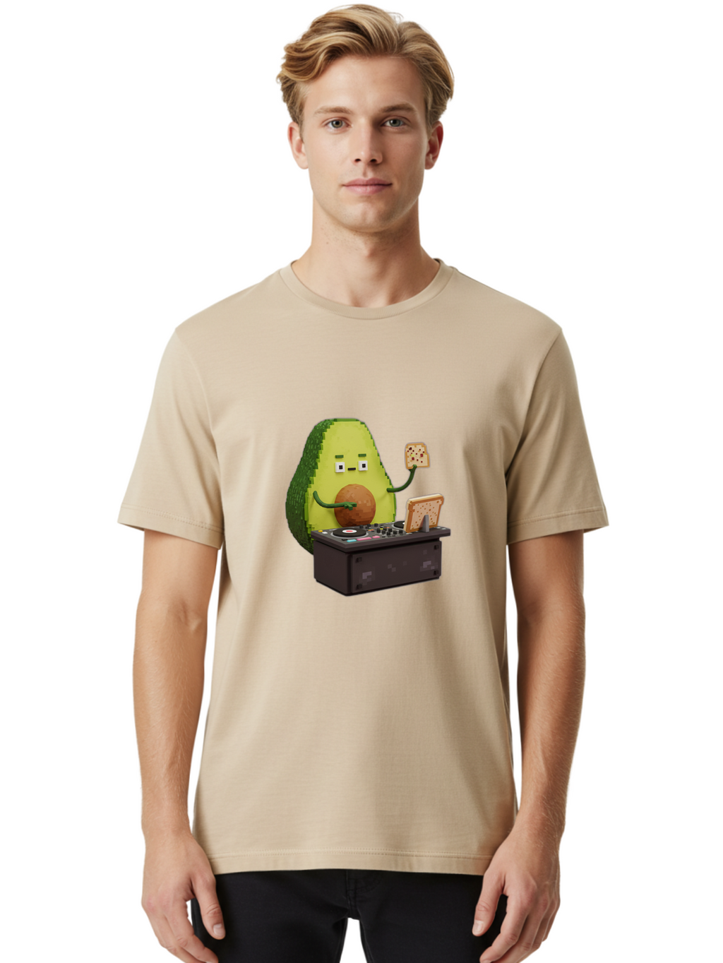 Avocado-Dj-2 Men'S Graphic Tee, 100% Cotton, Comfortable Casual Summer Wear, Machine Washable, Vintage Camera, Old Camera, Antique Camera, Black Camera, Classic Photography, Photography Equipment, Nostalgic Device, Film Camera, Camera Art Bal738