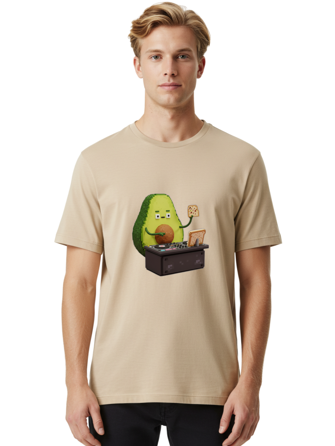 Avocado-Dj-2 Men'S Graphic Tee, 100% Cotton, Comfortable Casual Summer Wear, Machine Washable, Vintage Camera, Old Camera, Antique Camera, Black Camera, Classic Photography, Photography Equipment, Nostalgic Device, Film Camera, Camera Art Bal738