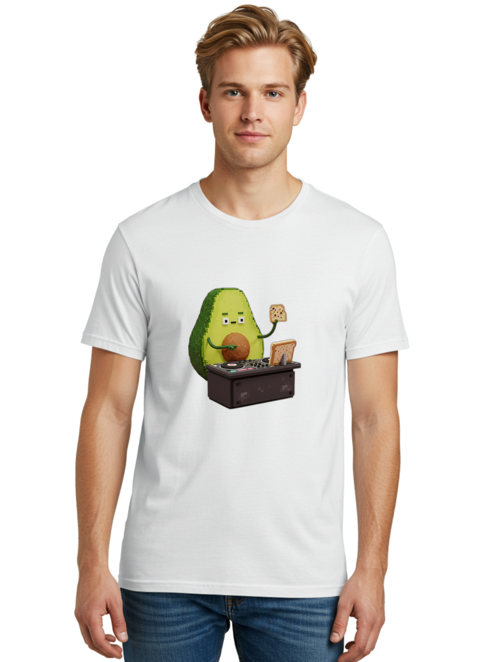 Avocado-Dj-2 Men'S Graphic Tee, 100% Cotton, Comfortable Casual Summer Wear, Machine Washable, Vintage Camera, Old Camera, Antique Camera, Black Camera, Classic Photography, Photography Equipment, Nostalgic Device, Film Camera, Camera Art Bal738