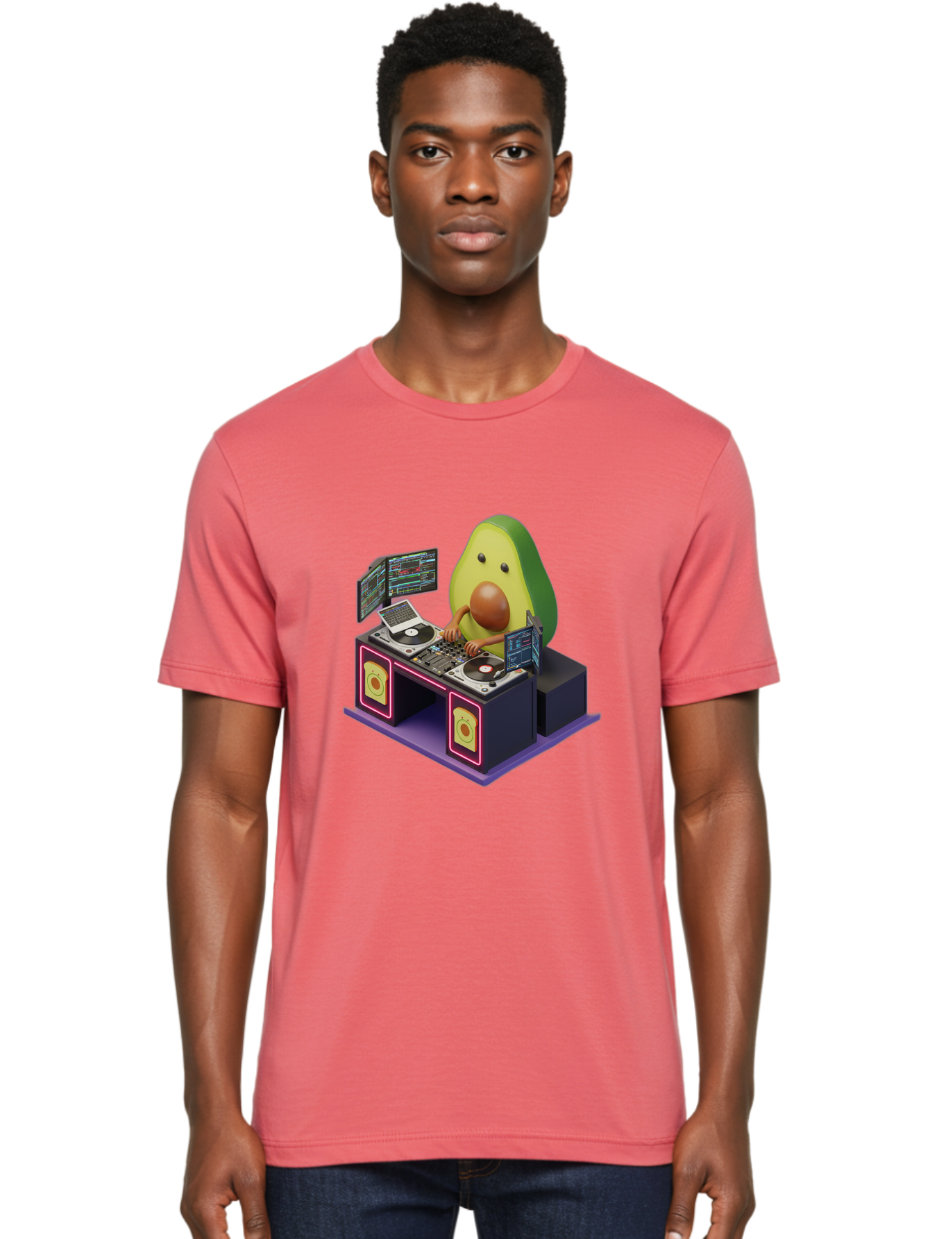 Avocado-Dj-3 Men'S Graphic Tee, 100% Cotton, Comfortable Casual Summer Wear, Machine Washable, Vintage Camera, Old Camera, Antique Camera, Black Camera, Classic Photography, Photography Equipment, Nostalgic Device, Film Camera, Camera Art Bal739