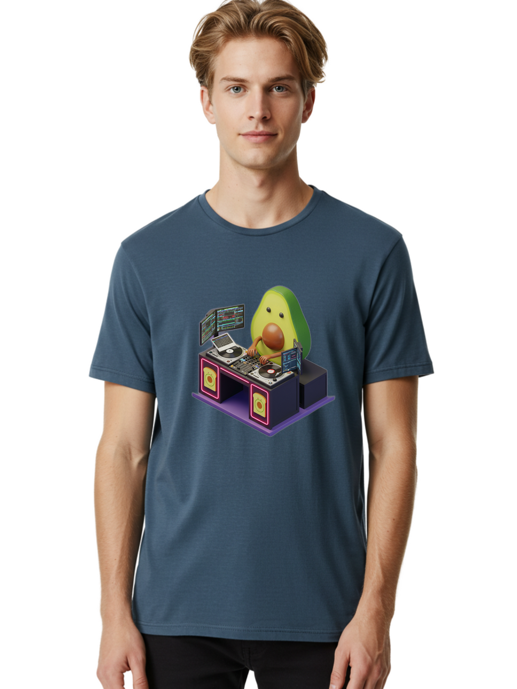 Avocado-Dj-3 Men'S Graphic Tee, 100% Cotton, Comfortable Casual Summer Wear, Machine Washable, Vintage Camera, Old Camera, Antique Camera, Black Camera, Classic Photography, Photography Equipment, Nostalgic Device, Film Camera, Camera Art Bal739