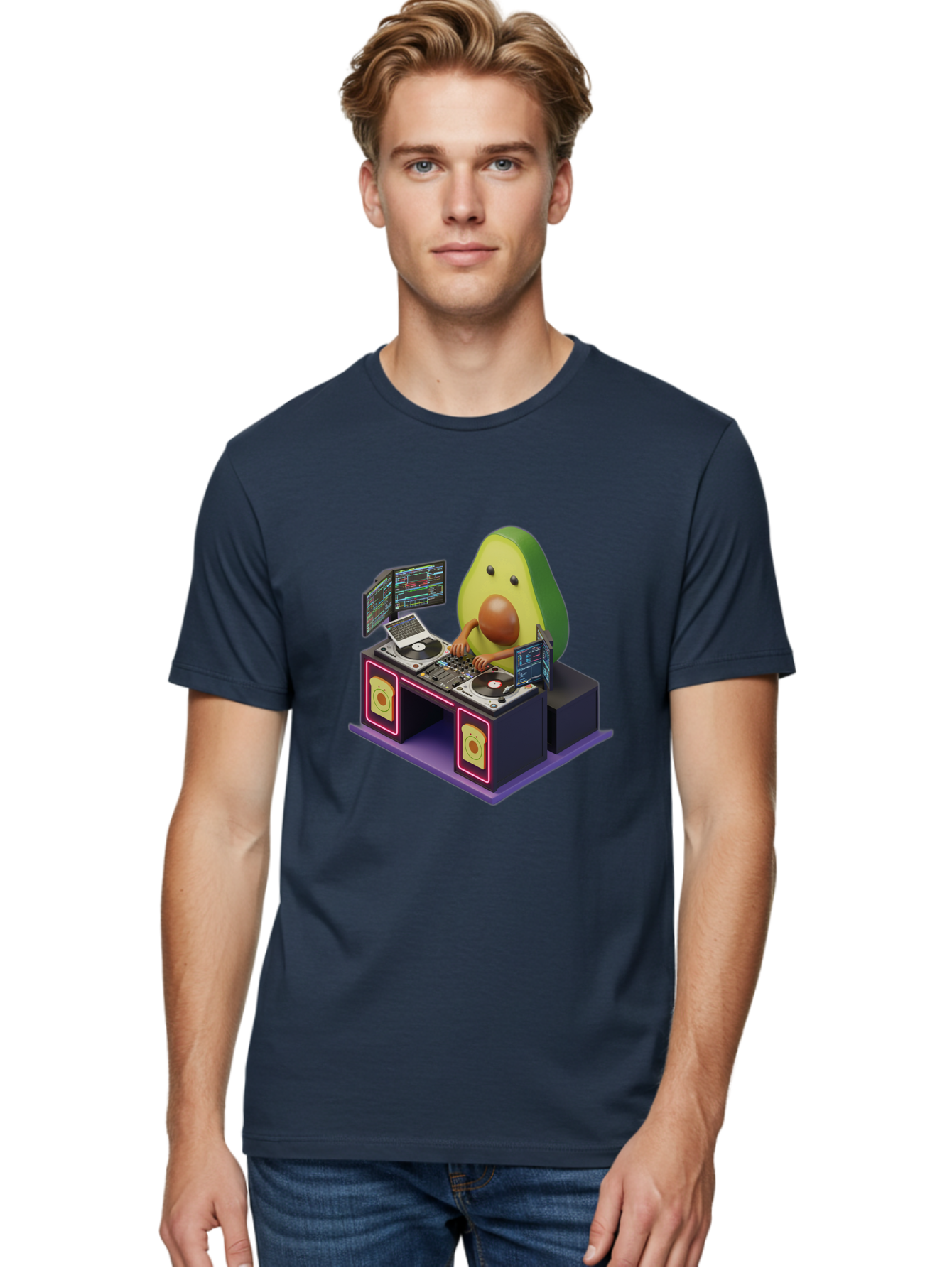 Avocado-Dj-3 Men'S Graphic Tee, 100% Cotton, Comfortable Casual Summer Wear, Machine Washable, Vintage Camera, Old Camera, Antique Camera, Black Camera, Classic Photography, Photography Equipment, Nostalgic Device, Film Camera, Camera Art Bal739
