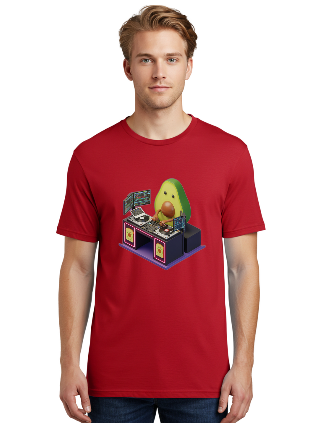 Avocado-Dj-3 Men'S Graphic Tee, 100% Cotton, Comfortable Casual Summer Wear, Machine Washable, Vintage Camera, Old Camera, Antique Camera, Black Camera, Classic Photography, Photography Equipment, Nostalgic Device, Film Camera, Camera Art Bal739