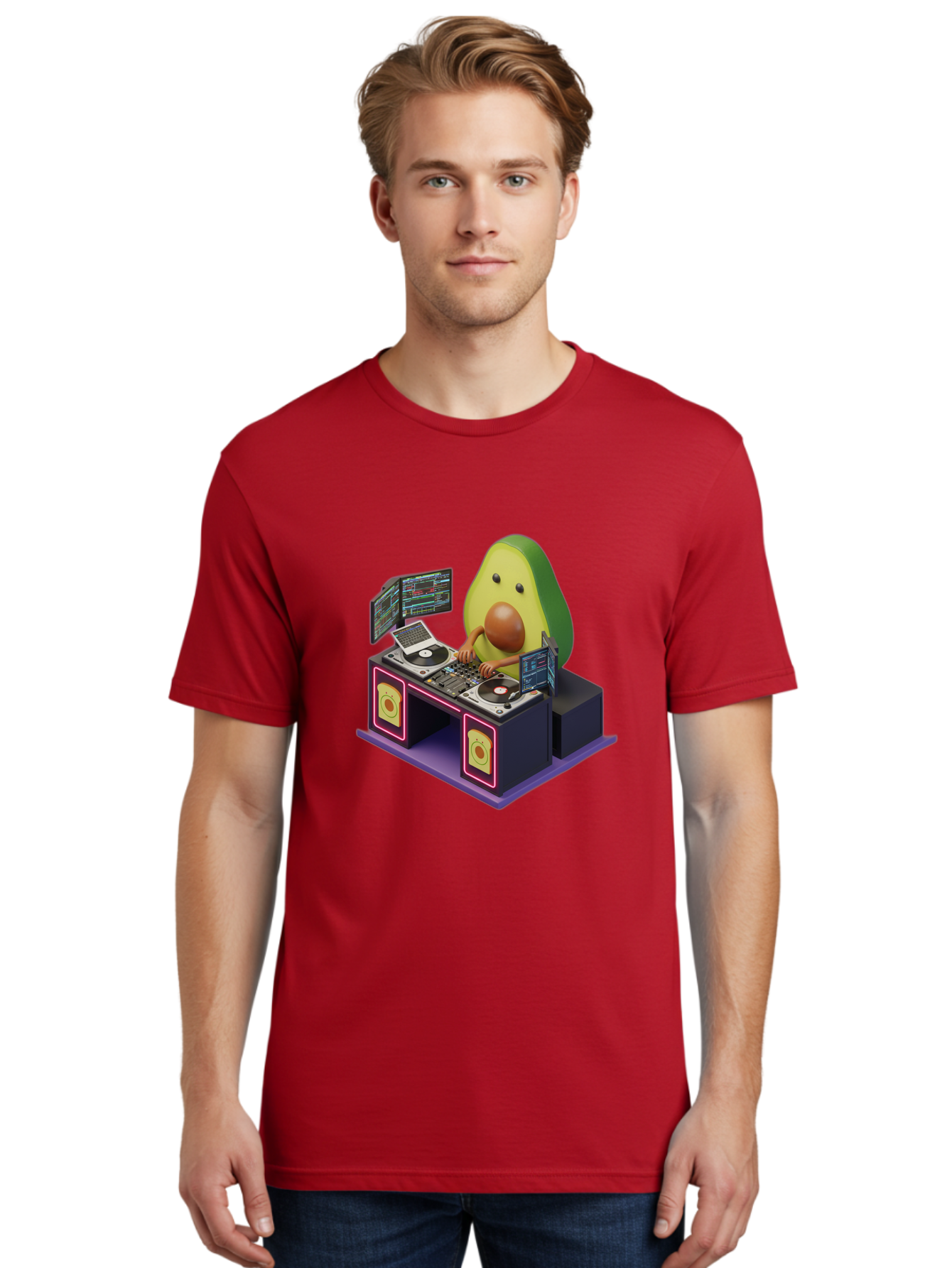 Avocado-Dj-3 Men'S Graphic Tee, 100% Cotton, Comfortable Casual Summer Wear, Machine Washable, Vintage Camera, Old Camera, Antique Camera, Black Camera, Classic Photography, Photography Equipment, Nostalgic Device, Film Camera, Camera Art Bal739