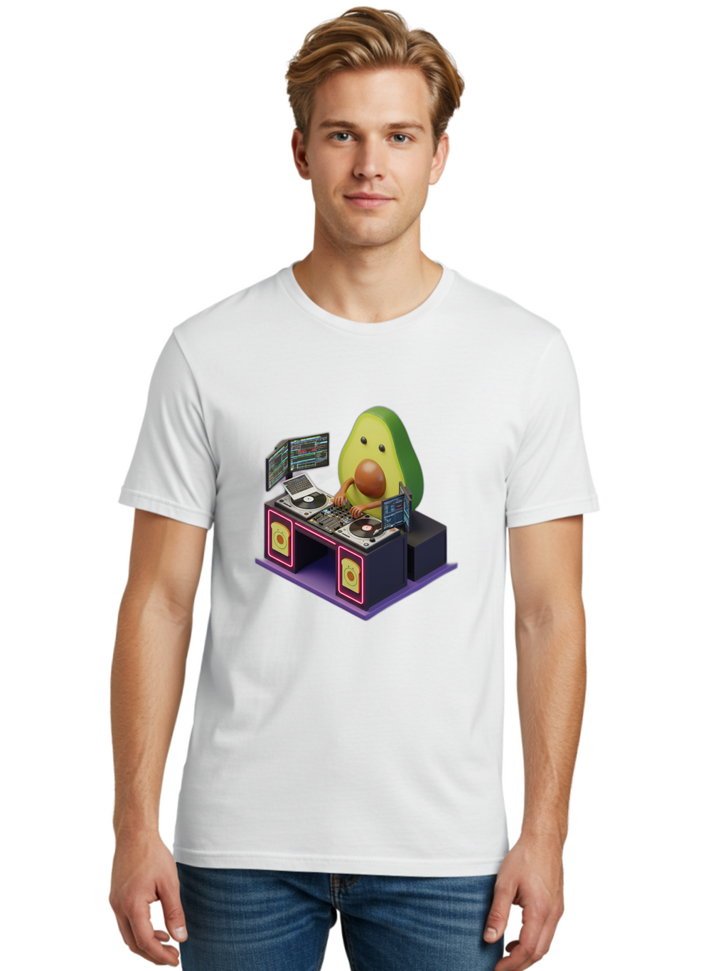 Avocado-Dj-3 Men'S Graphic Tee, 100% Cotton, Comfortable Casual Summer Wear, Machine Washable, Vintage Camera, Old Camera, Antique Camera, Black Camera, Classic Photography, Photography Equipment, Nostalgic Device, Film Camera, Camera Art Bal739
