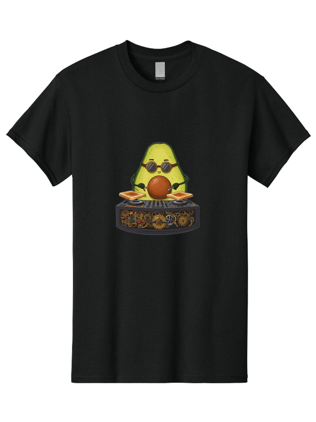 Avocado-Dj-5 Men'S Graphic Tee, 100% Cotton, Comfortable Casual Summer Wear, Machine Washable, Vintage Camera, Old Camera, Antique Camera, Black Camera, Classic Photography, Photography Equipment, Nostalgic Device, Film Camera, Camera Art Bal741