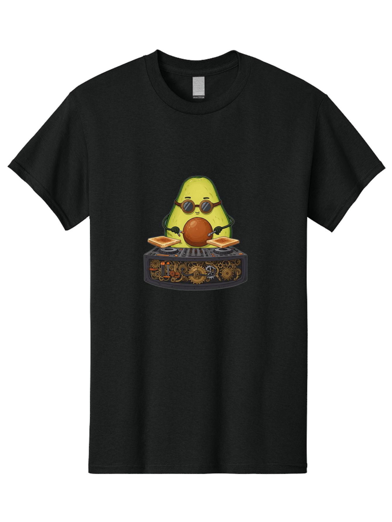 Avocado-Dj-5 Men'S Graphic Tee, 100% Cotton, Comfortable Casual Summer Wear, Machine Washable, Vintage Camera, Old Camera, Antique Camera, Black Camera, Classic Photography, Photography Equipment, Nostalgic Device, Film Camera, Camera Art Bal741