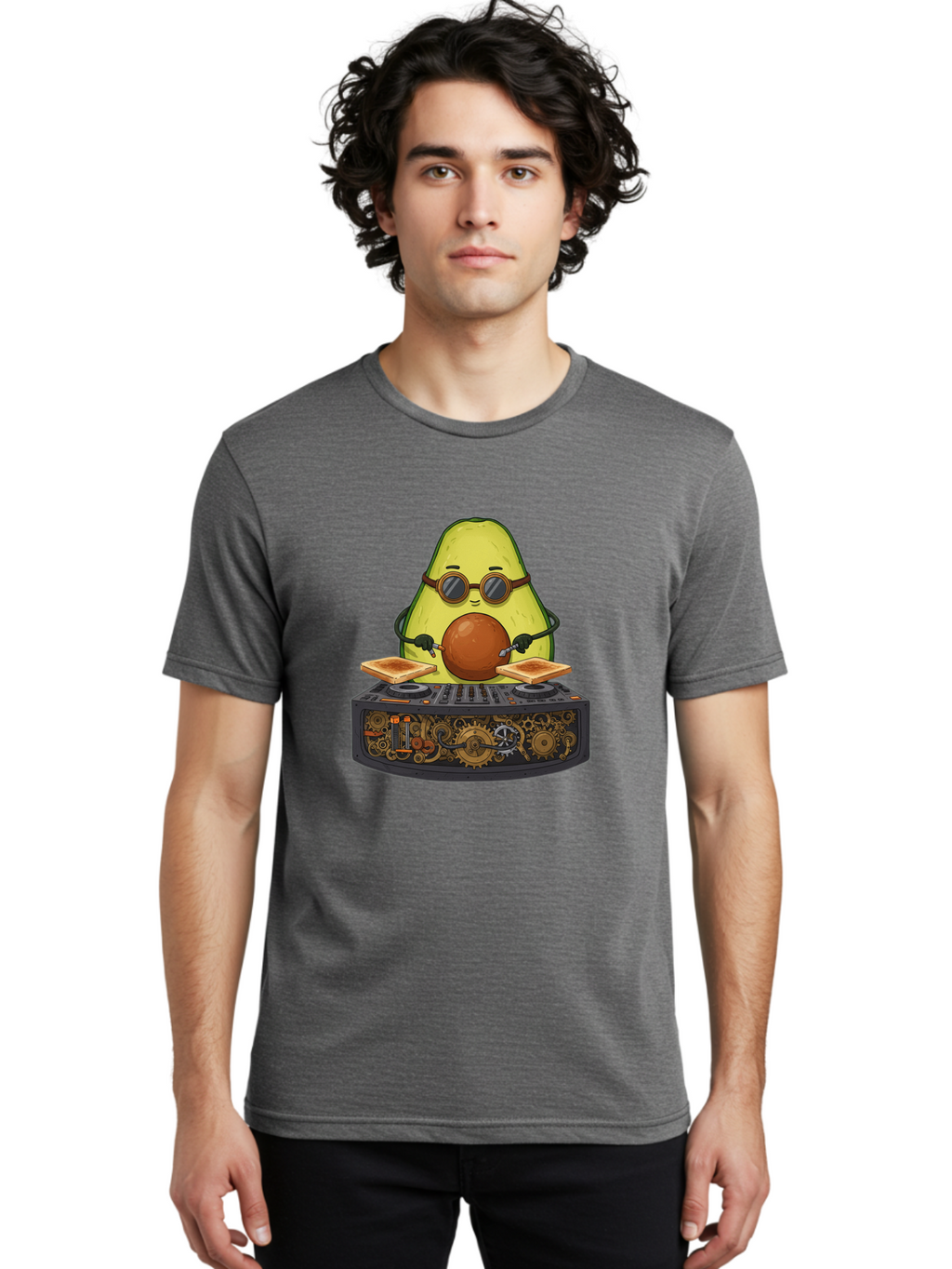 Avocado-Dj-5 Men'S Graphic Tee, 100% Cotton, Comfortable Casual Summer Wear, Machine Washable, Vintage Camera, Old Camera, Antique Camera, Black Camera, Classic Photography, Photography Equipment, Nostalgic Device, Film Camera, Camera Art Bal741
